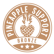 Pineapple Support Badge