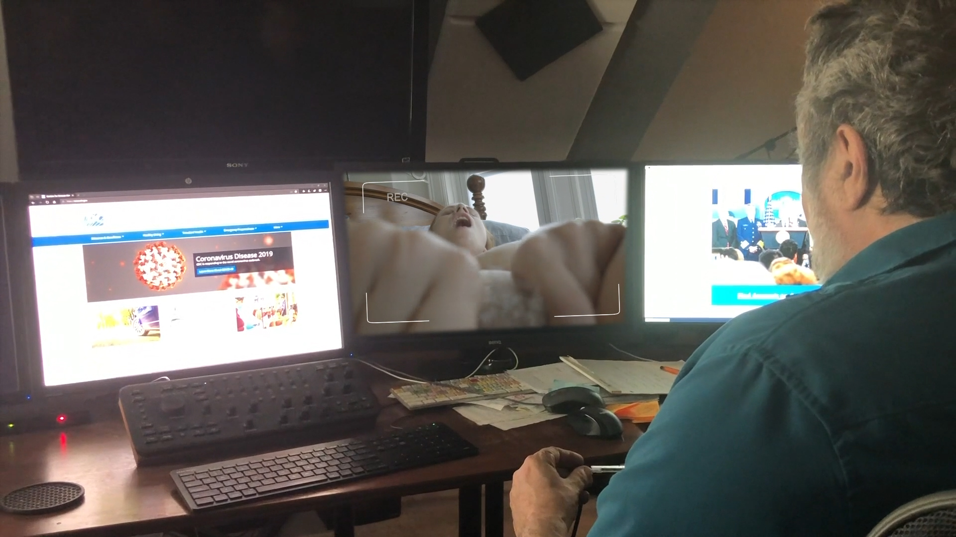 Photo number 1 from Going Viral. A XXX COVID A.I. Thriller shot for Wasteland on Kink.com. Featuring Colin, Lance Hart, Ashley Fires, Sicilia Ricci and Sadie Holmes in hardcore BDSM & Fetish porn.