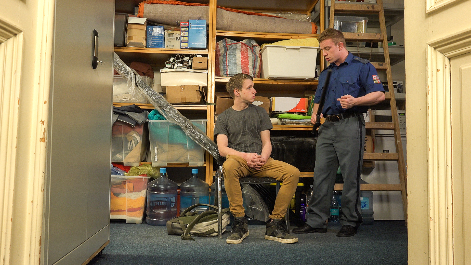 Photo number 5 from Karel & Petr  - YOUNG OFFENDERS RAW shot for Str8Hell on Kink.com. Featuring Karel Opec and Petr Jarena in hardcore BDSM & Fetish porn.