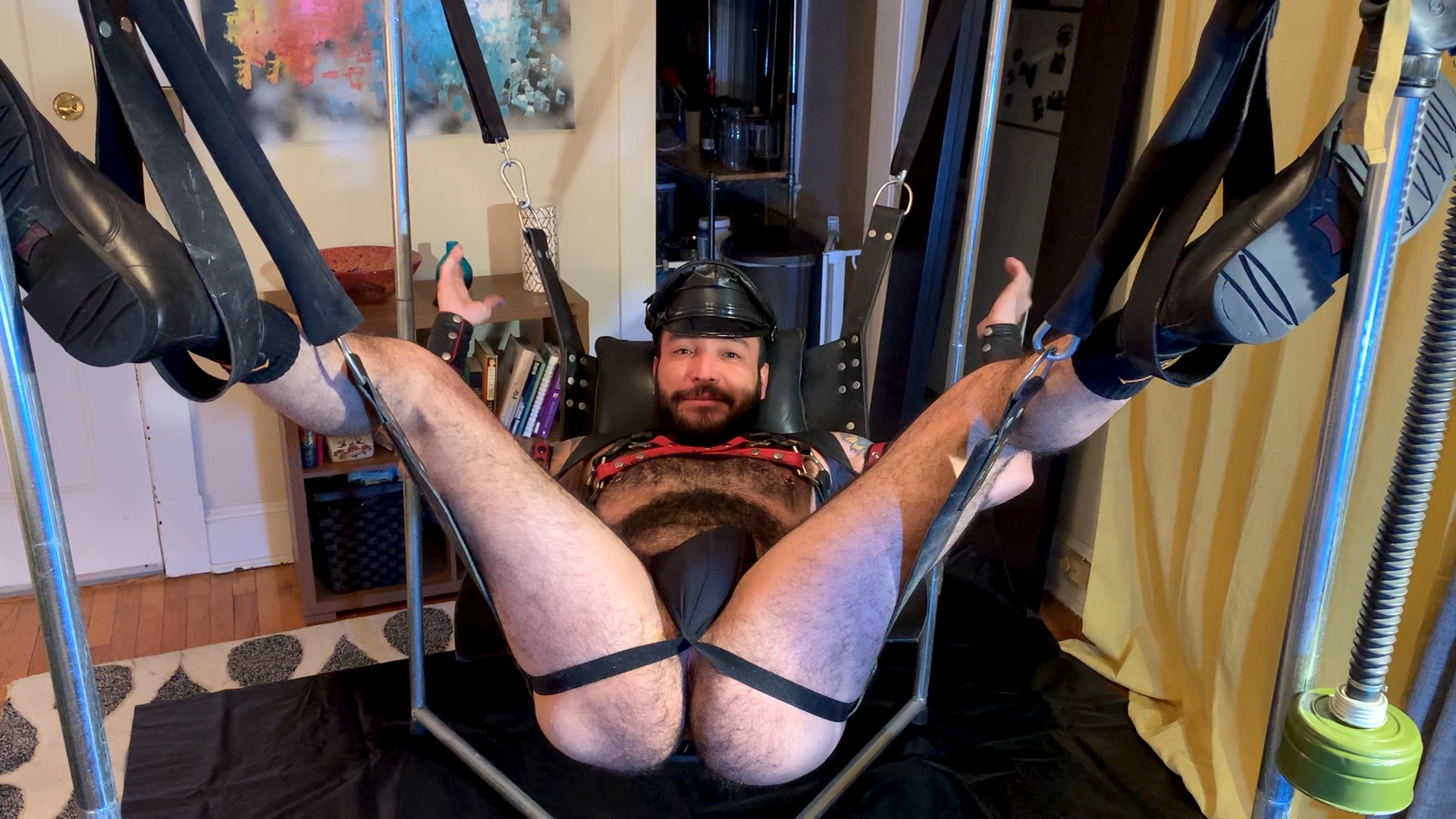 Photo number 2 from Holiday Stuffing: Seth Santoro Fists Hairy Stud Julian Torres shot for Kinky Bites Men on Kink.com. Featuring Seth Santoro and Julian Torres in hardcore BDSM & Fetish porn.