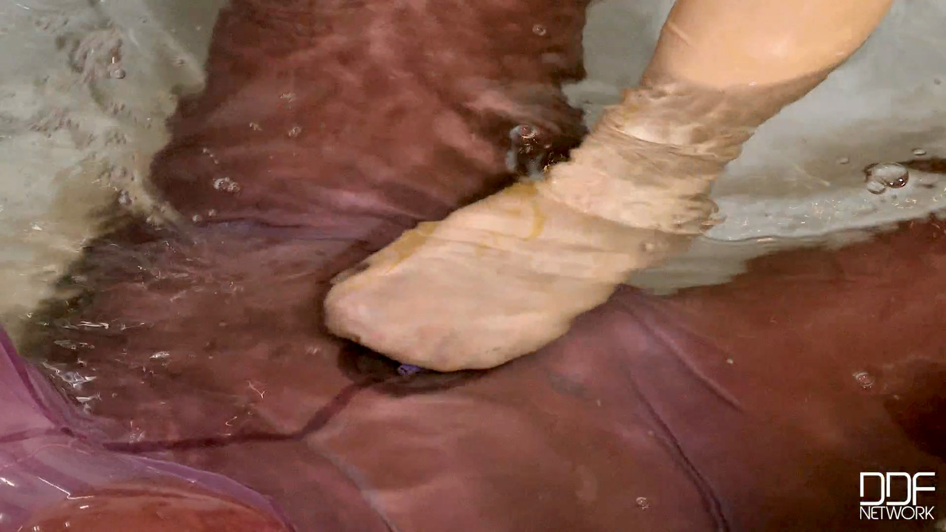 Photo number 18 from Bizarre Bath Encounter! shot for Hot Legs & Feet on Kink.com. Featuring Latex Lucy and Black Angelika in hardcore BDSM & Fetish porn.