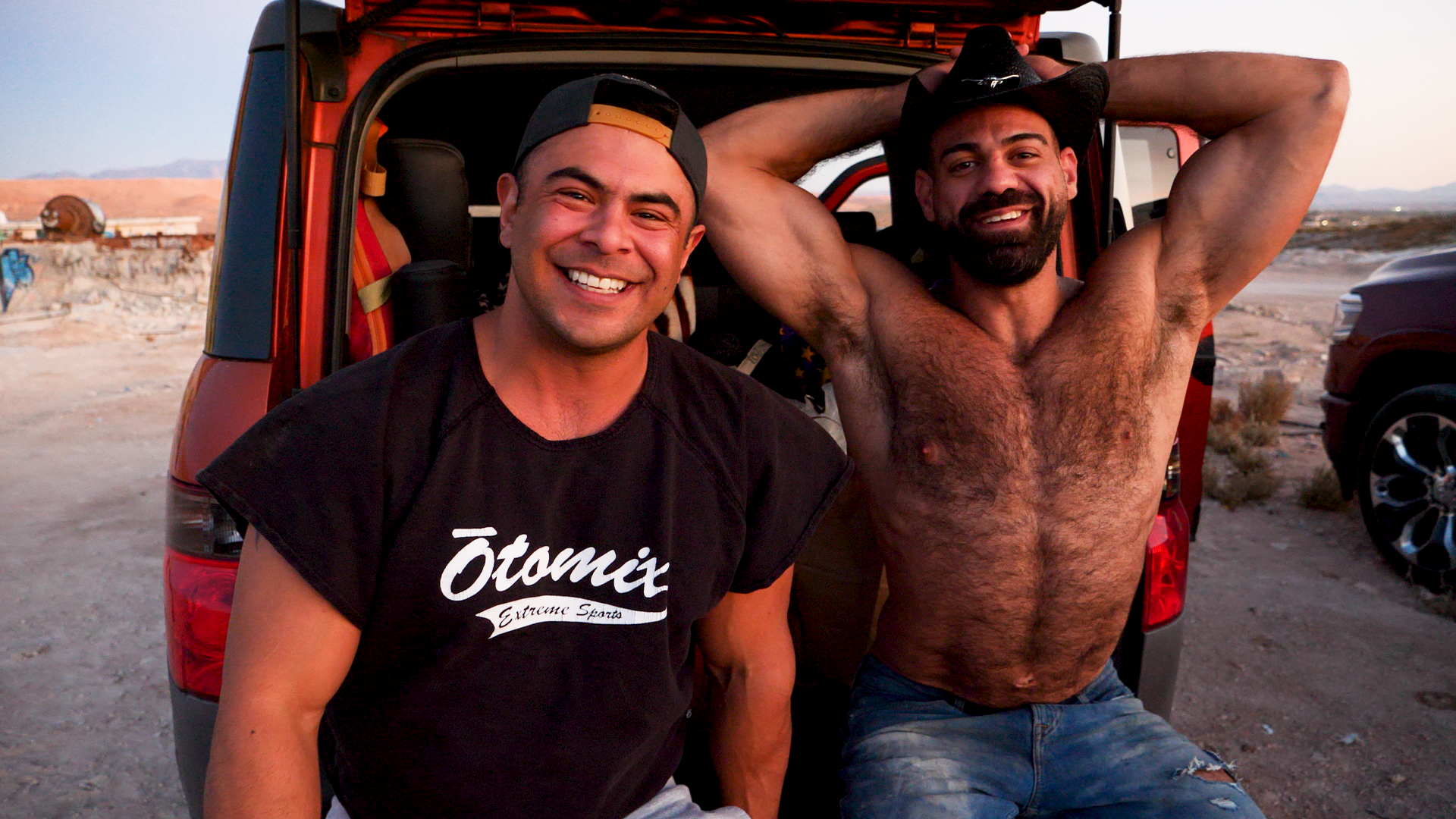 Photo number 30 from Desert Captive: Ricky Larkin Fucks Draven Navarro Raw shot for Kinky Bites Men on Kink.com. Featuring Draven Navarro and Ricky Larkin in hardcore BDSM & Fetish porn.