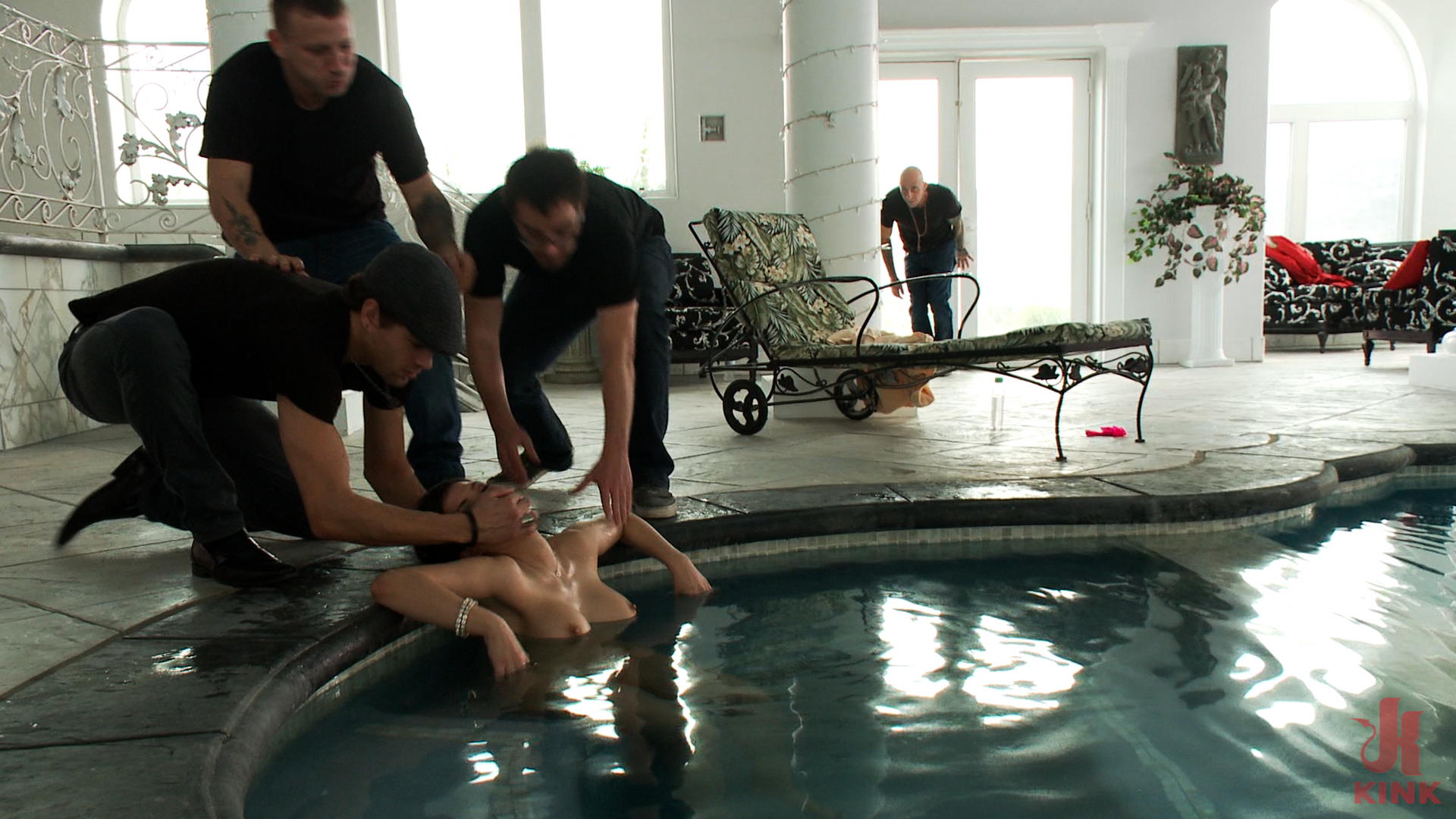 Photo number 3 from Aleksa Nicole: All I Want for Christmas... shot for Kink Classics on Kink.com. Featuring Xander Corvus, Dane Cross, Mr. Pete, Astral Dust, Aleksa Nicole and John Strong in hardcore BDSM & Fetish porn.