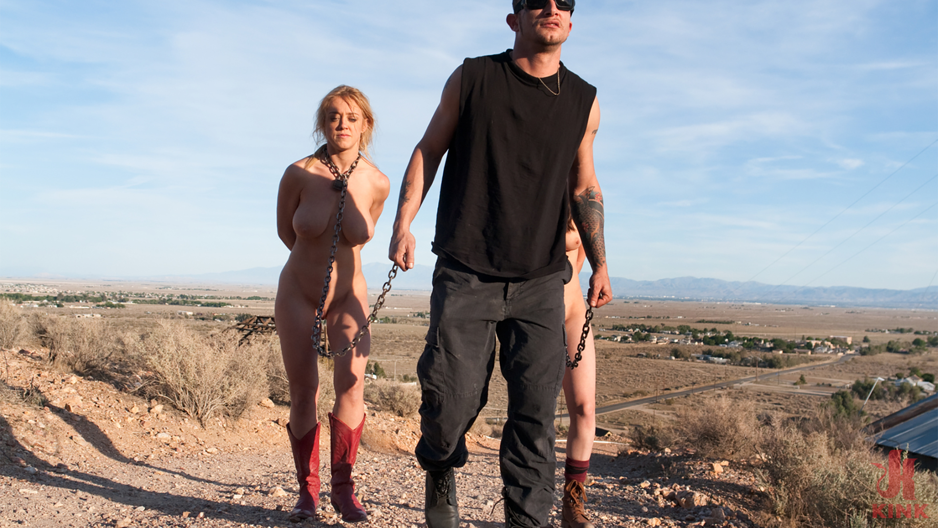 Photo number 46 from Bound for the Apocalypse: Part 1 shot for Kink Classics on Kink.com. Featuring Mr. Pete, Casey Calvert and Dee Williams in hardcore BDSM & Fetish porn.