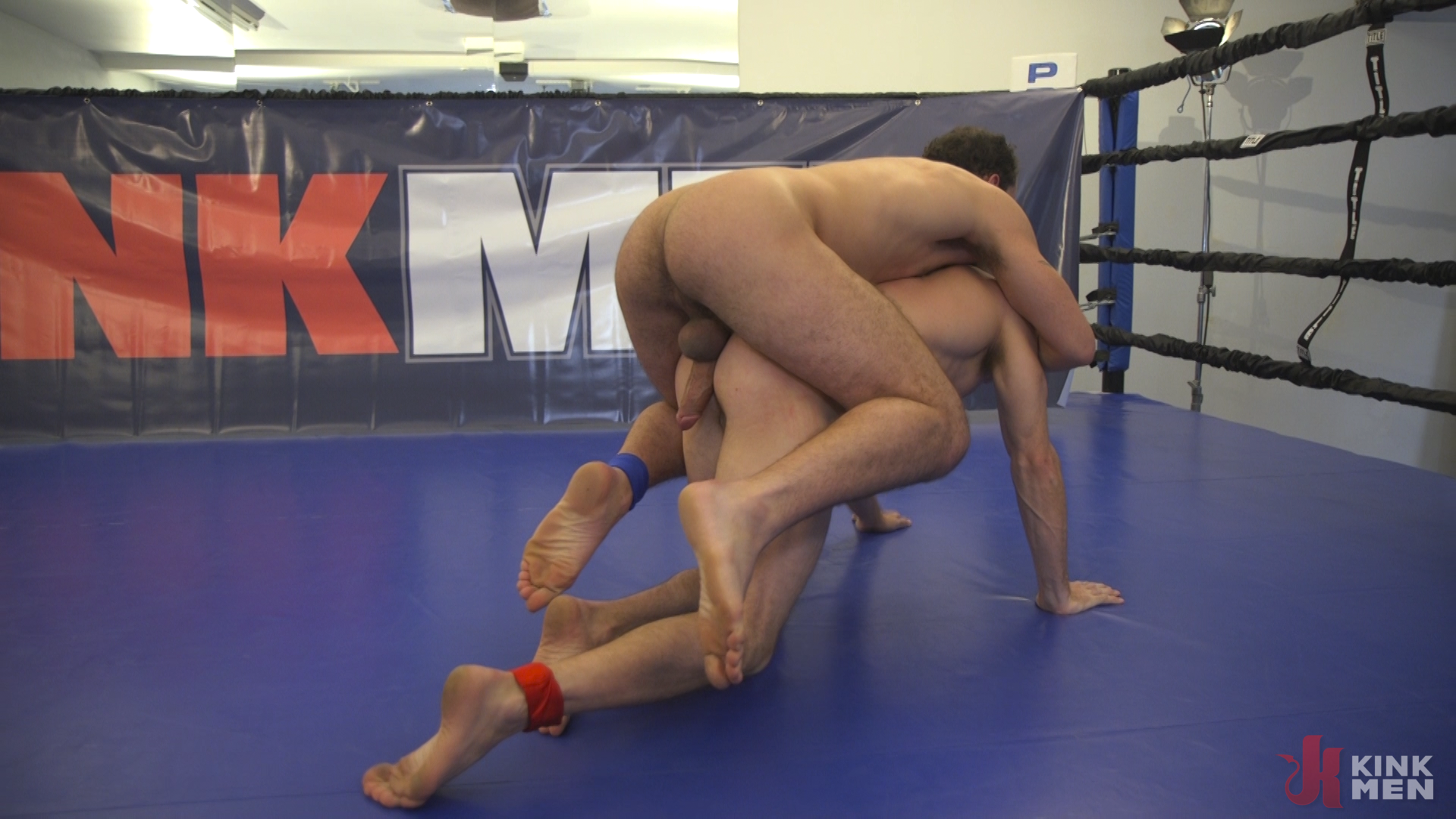 Photo number 14 from Naked Kombat: DJ vs Lance Hart shot for KinkMen Classics on Kink.com. Featuring Lance Hart and DJ in hardcore BDSM & Fetish porn.