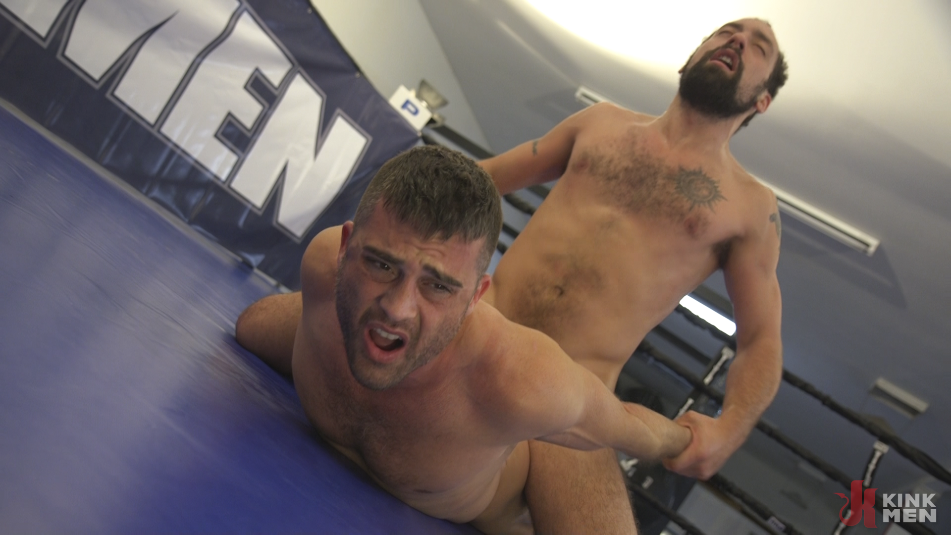 Photo number 21 from Naked Kombat: DJ vs Lance Hart shot for KinkMen Classics on Kink.com. Featuring Lance Hart and DJ in hardcore BDSM & Fetish porn.