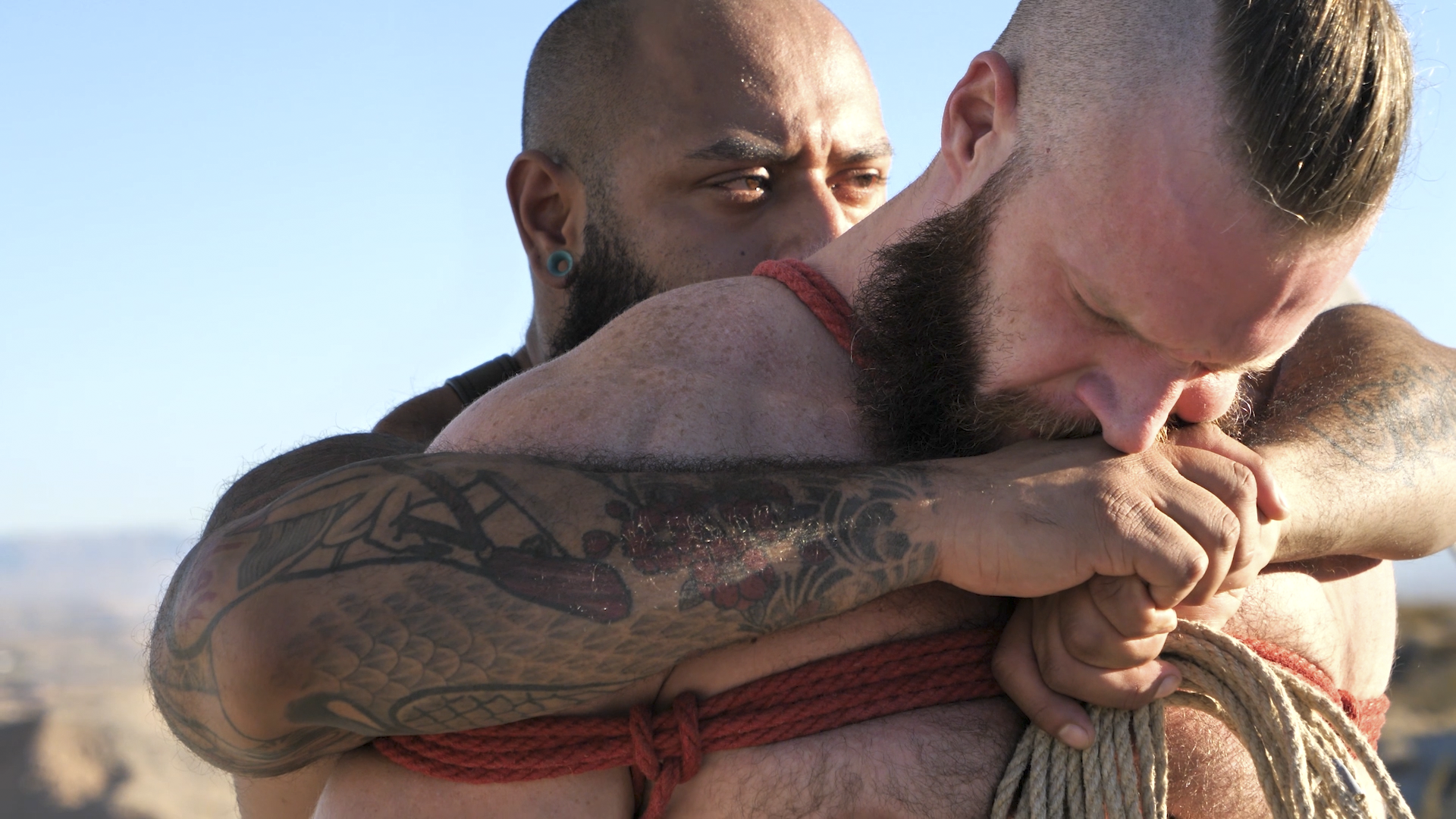 Photo number 3 from Desert Edge: Leo Forte and Brian Bonds shot for Kinky Bites Men on Kink.com. Featuring Brian Bonds and Leo Forte in hardcore BDSM & Fetish porn.