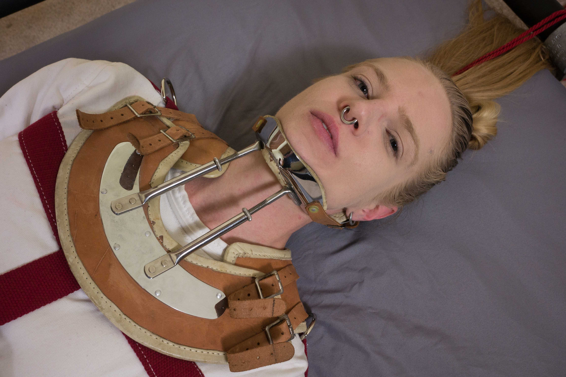 Photo number 18 from Electro Straitjacket Exposure, Part One shot for Bondage Liberation on Kink.com. Featuring Rachel Greyhound and Elise Graves in hardcore BDSM & Fetish porn.