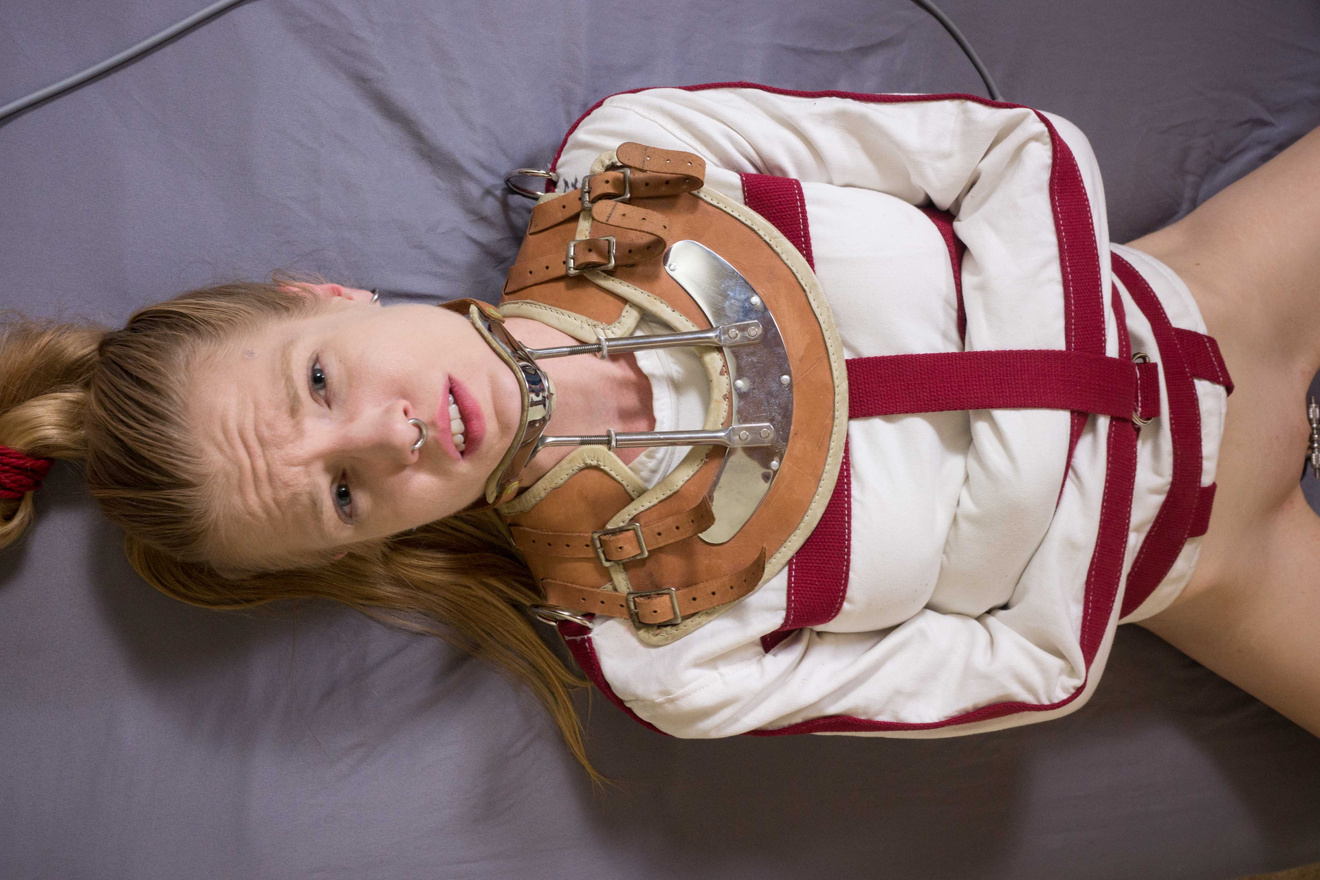 Photo number 41 from Electro Straitjacket Exposure, Part One shot for Bondage Liberation on Kink.com. Featuring Rachel Greyhound and Elise Graves in hardcore BDSM & Fetish porn.