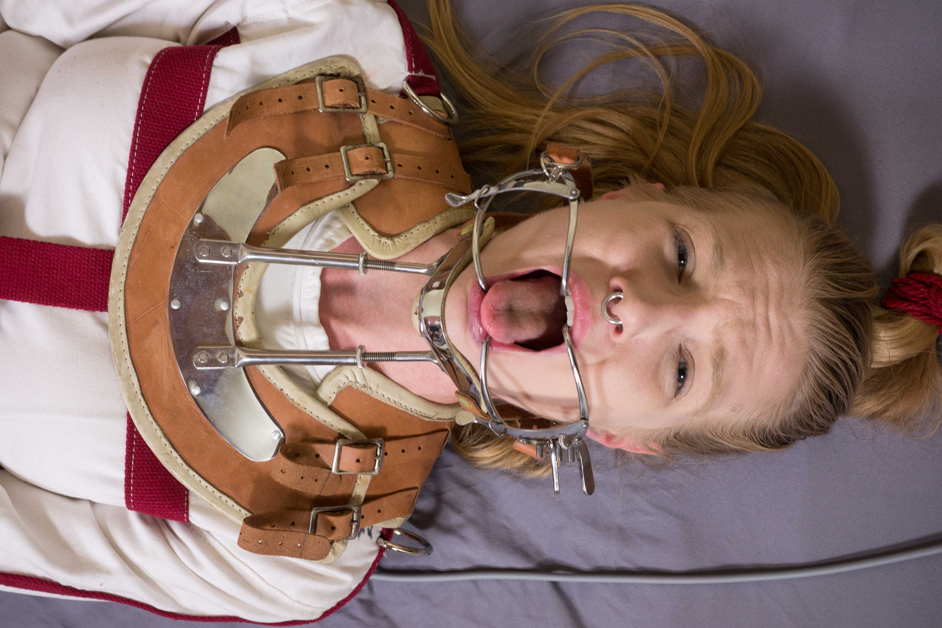 Photo number 45 from Electro Straitjacket Exposure, Part One shot for Bondage Liberation on Kink.com. Featuring Rachel Greyhound and Elise Graves in hardcore BDSM & Fetish porn.