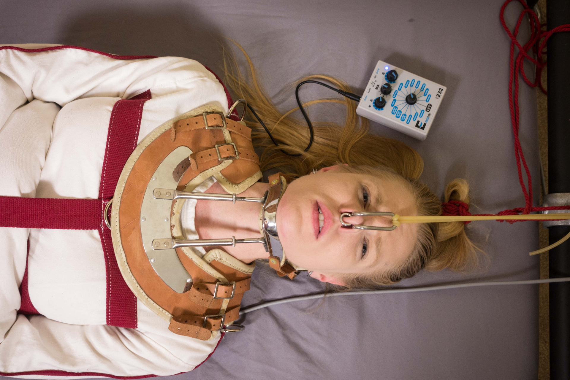 Photo number 17 from Electro Straitjacket Exposure, Part Two shot for Bondage Liberation on Kink.com. Featuring Rachel Greyhound and Elise Graves in hardcore BDSM & Fetish porn.