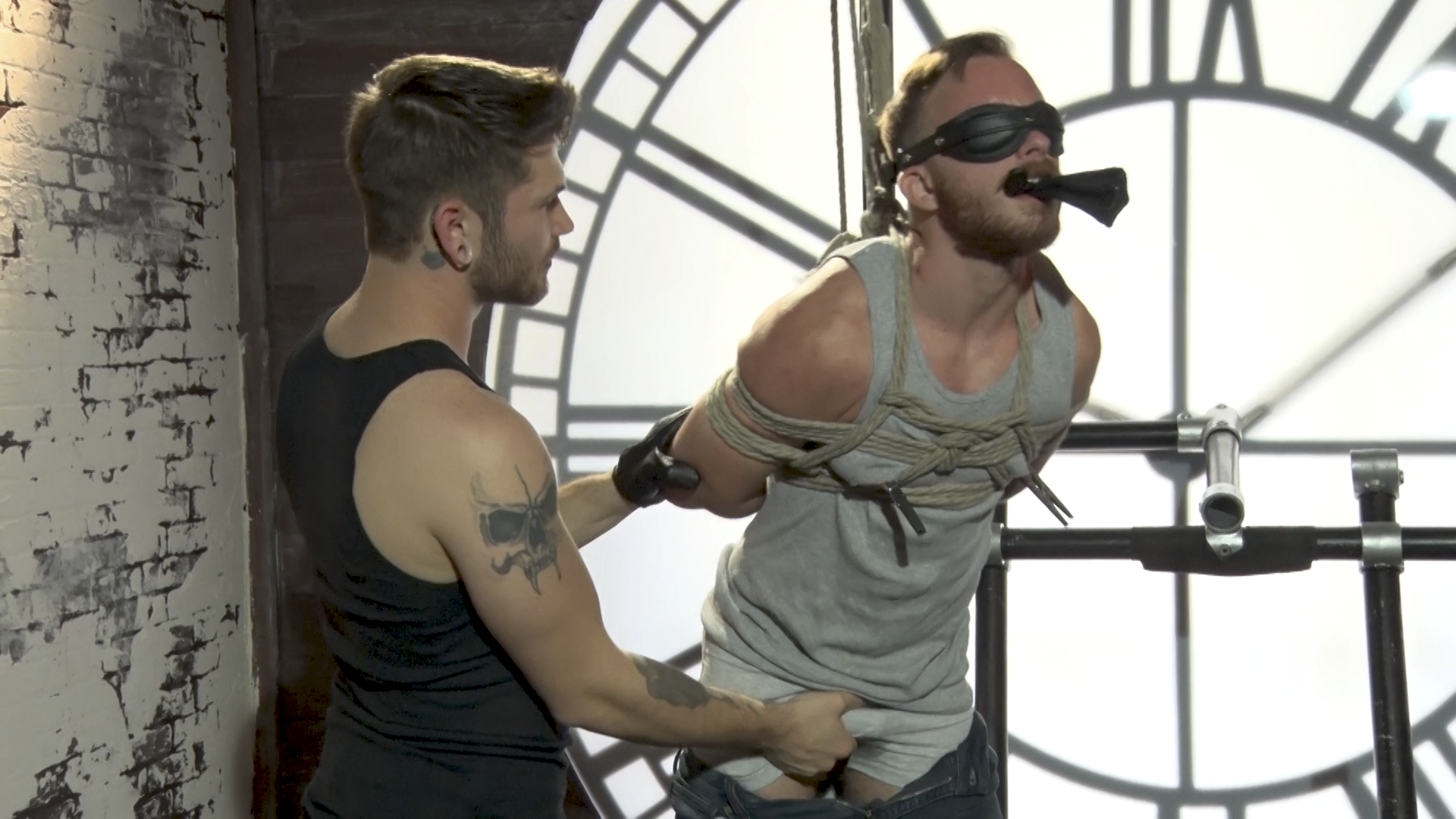 Photo number 5 from Luke Hudson Is So Fucked In The Depraved Hands of Tyler Castle shot for Kinky Bites Men on Kink.com. Featuring Tyler Castle and Luke Hudson in hardcore BDSM & Fetish porn.