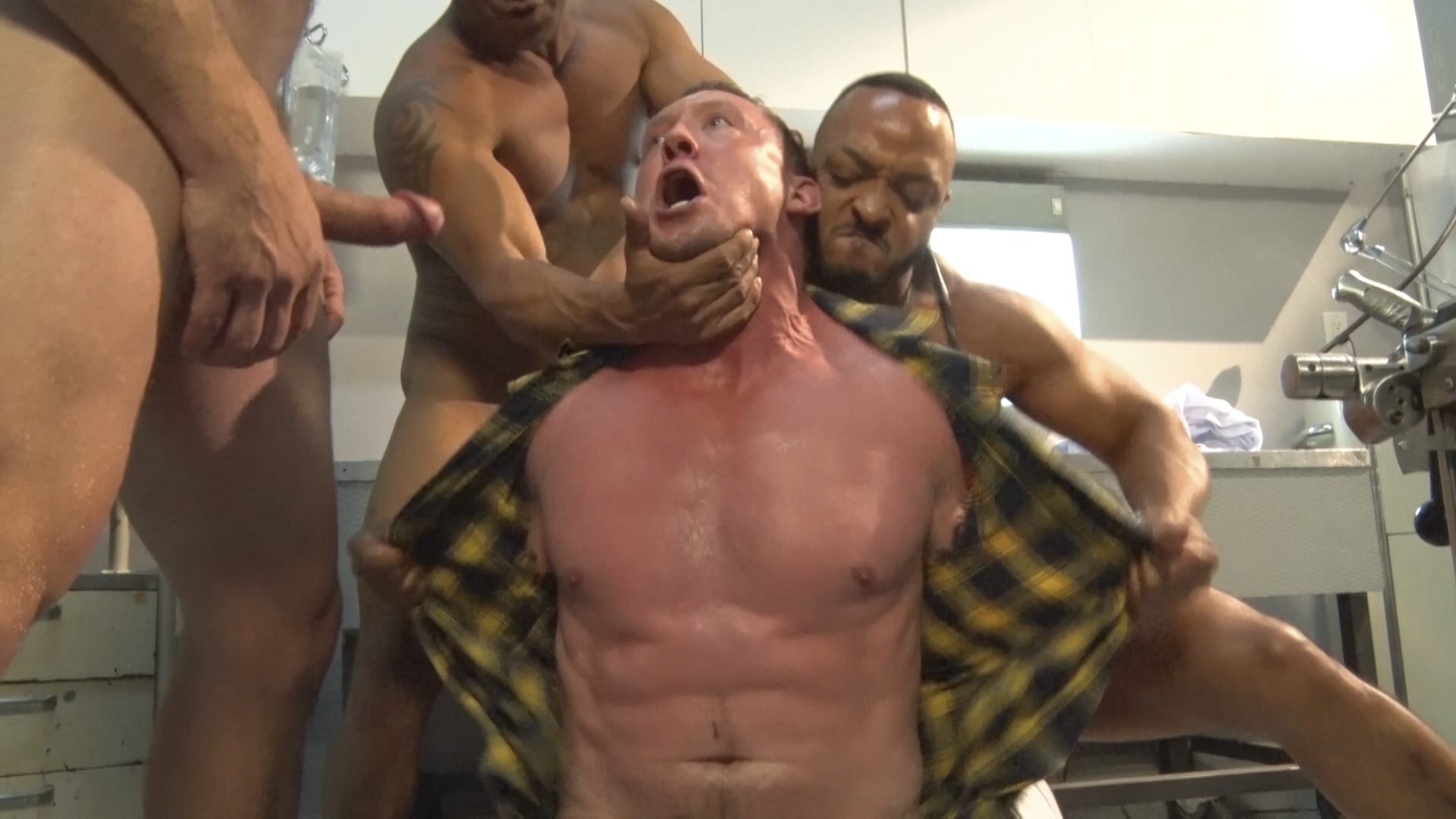 Photo number 8 from American Gangbang: Pierce Paris Restrained and Fucked RAW shot for Kinky Bites Men on Kink.com. Featuring Colby Jansen, Dillon Diaz, Pierce Paris and Draven Navarro in hardcore BDSM & Fetish porn.