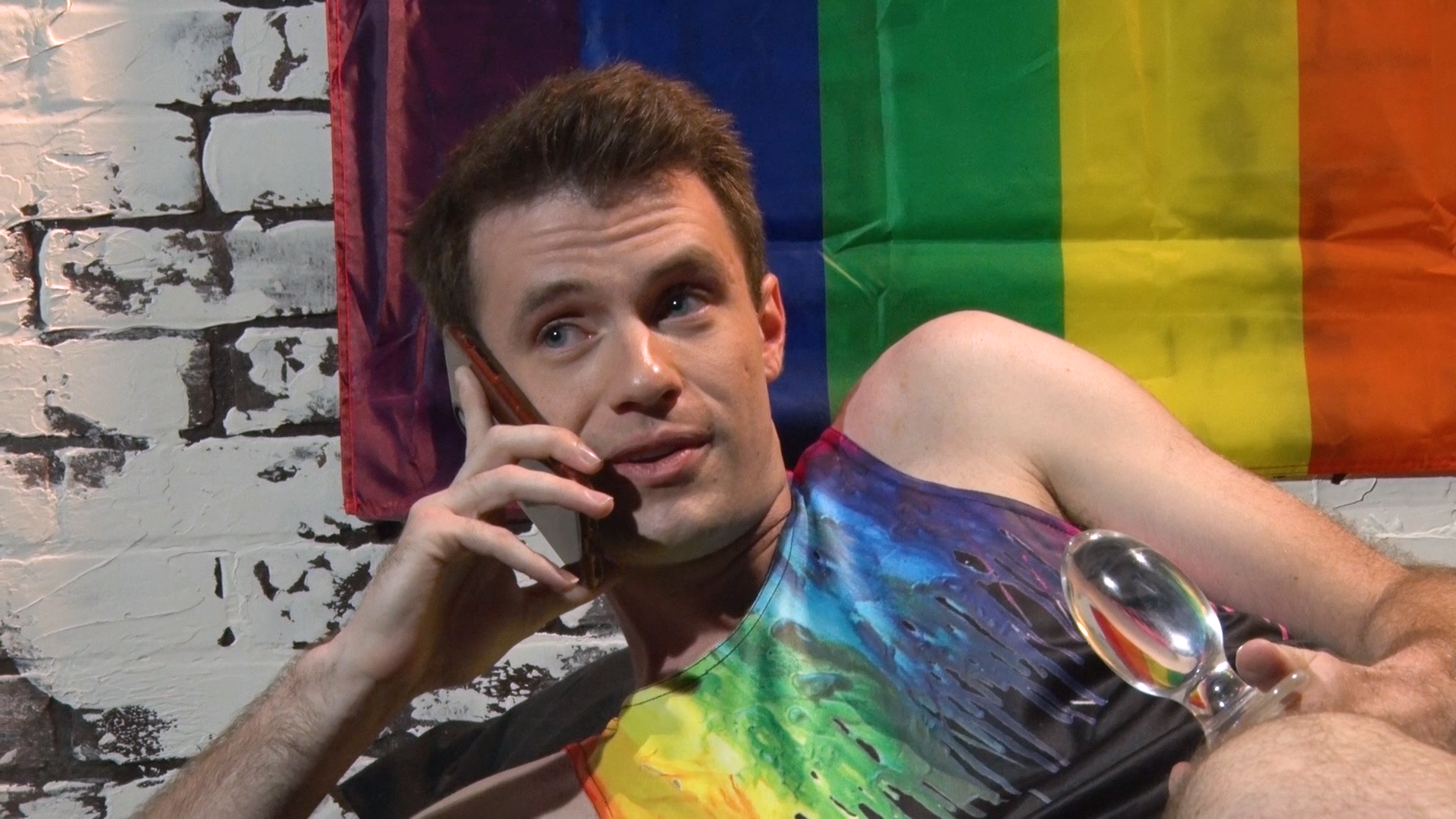 Photo number 1 from Taking the Edge Off: Big Dicked Maxx Monroe Jerks It Before Pride shot for Kinky Bites Men on Kink.com. Featuring Maxx Monroe in hardcore BDSM & Fetish porn.