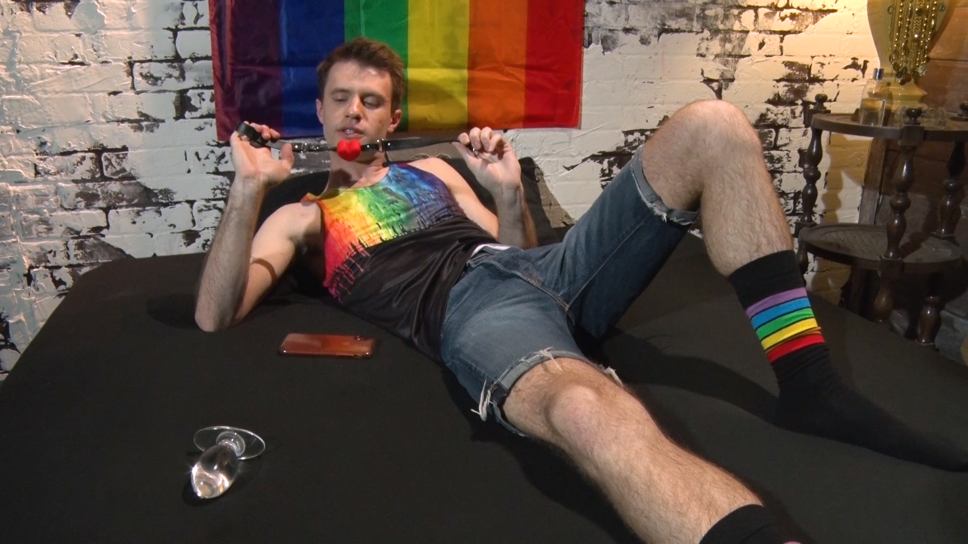 Photo number 2 from Taking the Edge Off: Big Dicked Maxx Monroe Jerks It Before Pride shot for Kinky Bites Men on Kink.com. Featuring Maxx Monroe in hardcore BDSM & Fetish porn.