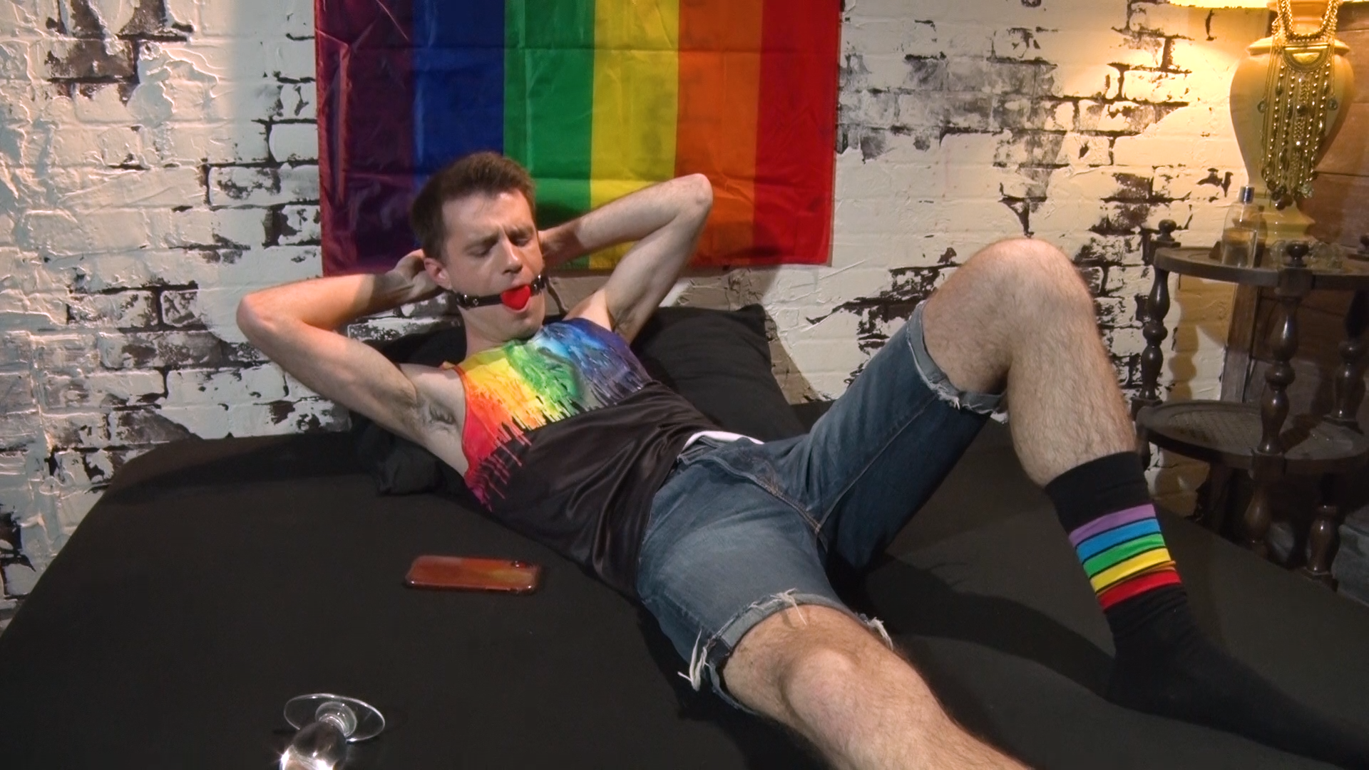 Photo number 3 from Taking the Edge Off: Big Dicked Maxx Monroe Jerks It Before Pride shot for Kinky Bites Men on Kink.com. Featuring Maxx Monroe in hardcore BDSM & Fetish porn.