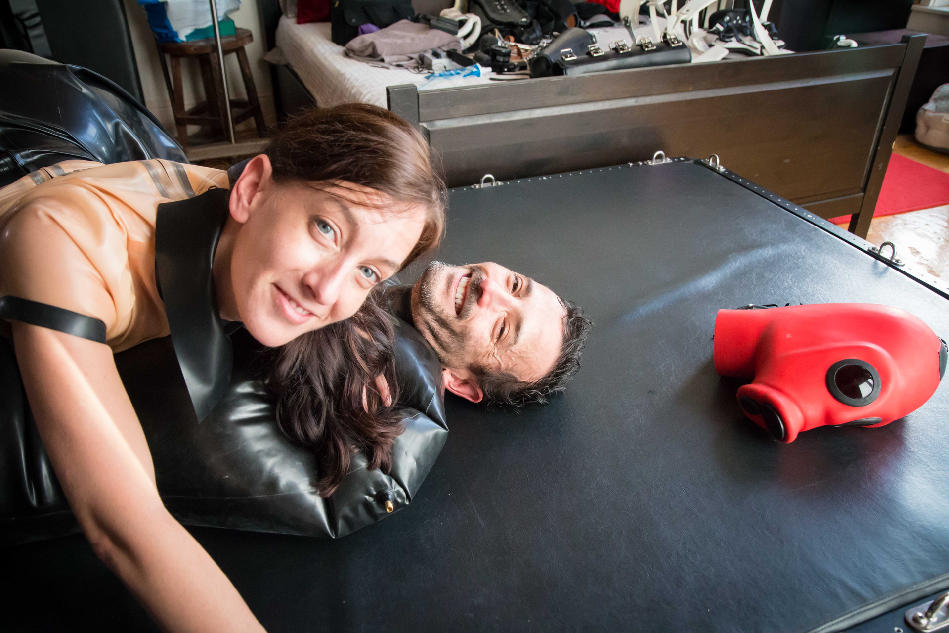 Photo number 13 from Inflatable Gimp Face Sitting shot for Bondage Liberation on Kink.com. Featuring Kino Payne and Elise Graves in hardcore BDSM & Fetish porn.