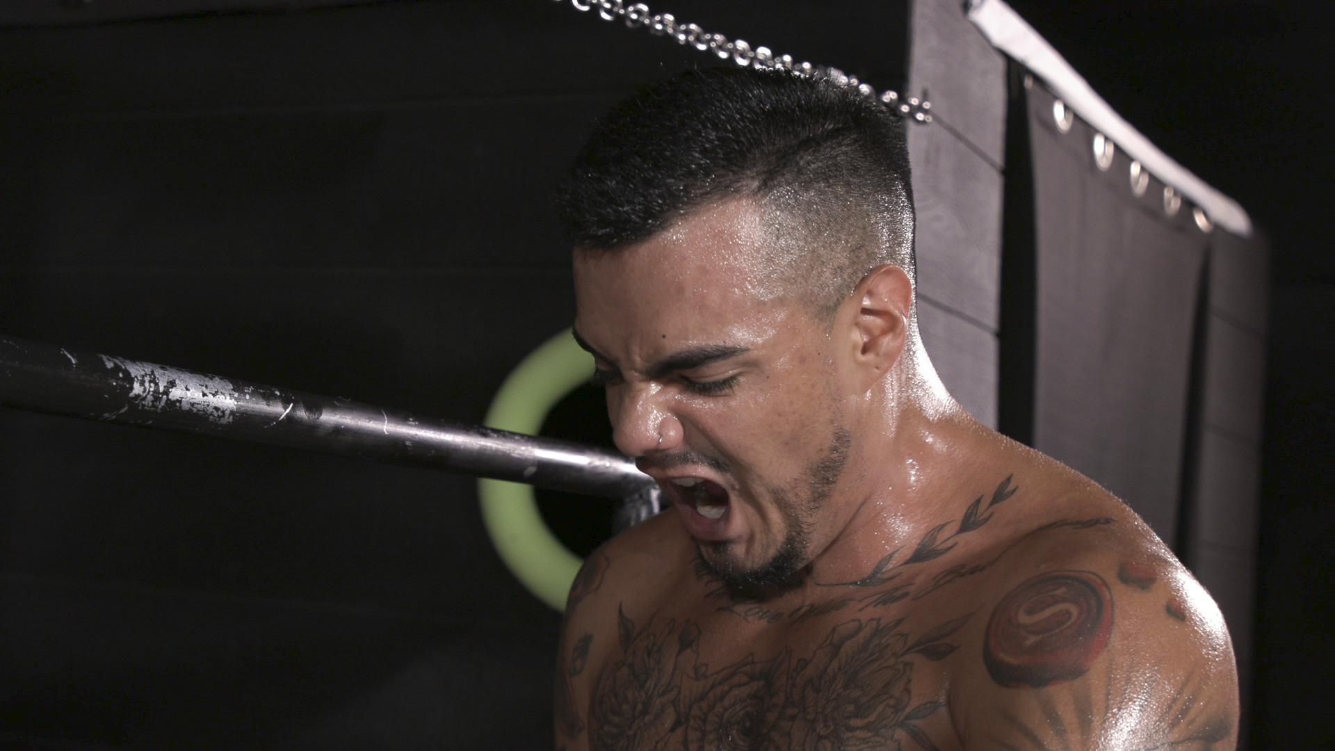 Photo number 27 from Cazden Hunter Wants Cock In His Hungry Pig Hole RAW shot for Kinky Bites Men on Kink.com. Featuring Cazden Hunter, Arturo Santos and Dominic Pacifico in hardcore BDSM & Fetish porn.