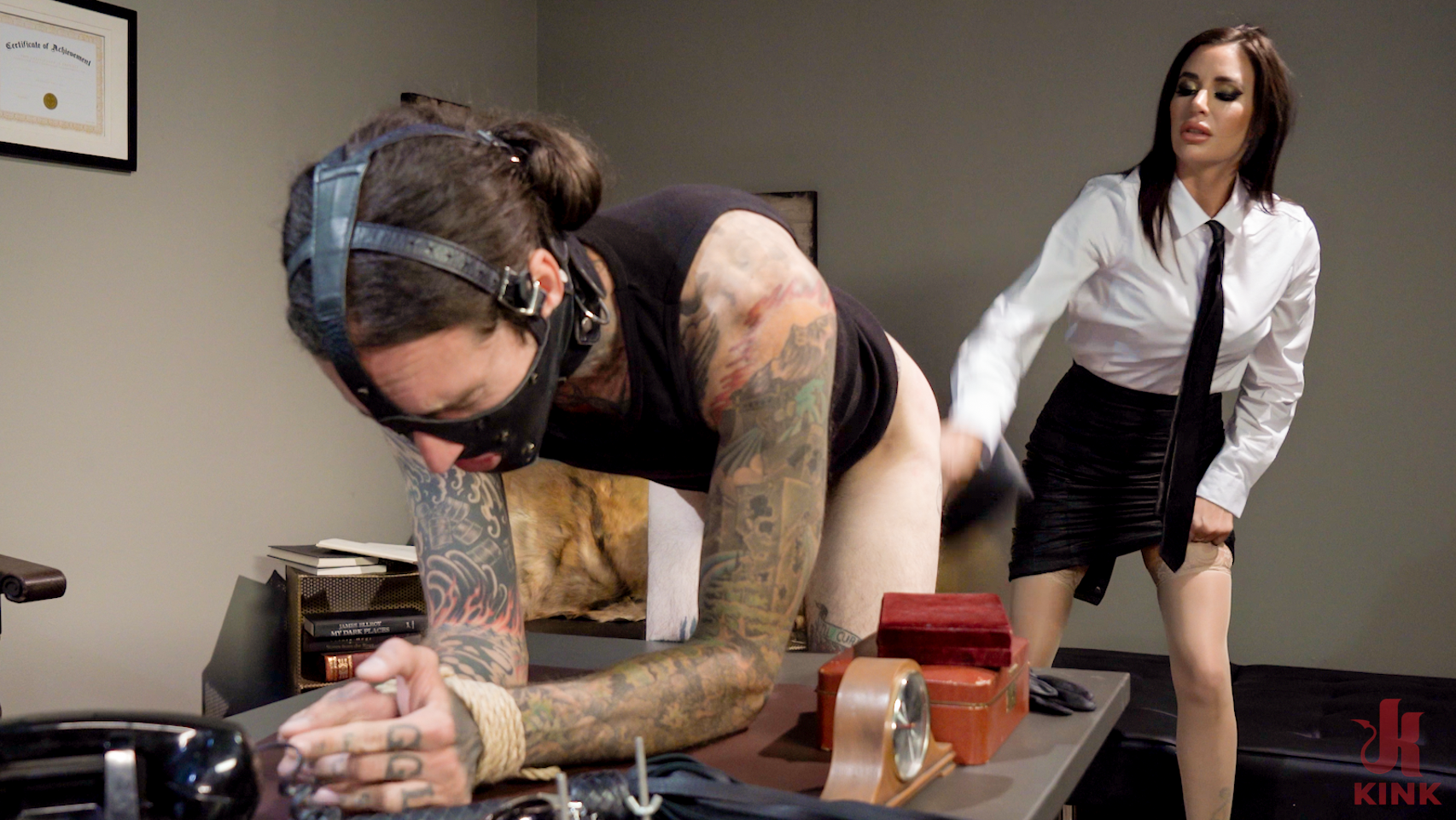 Photo number 5 from Paralegal Sex Slave: Gia DiMarco Fucks Pathetic Office Gimp shot for Filthy Femdom on Kink.com. Featuring Ruckus and Gia DiMarco in hardcore BDSM & Fetish porn.