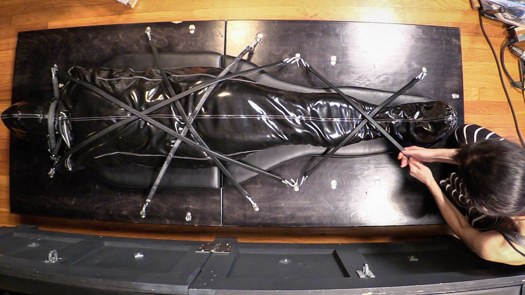 Photo number 3 from Strapped Down and Sacked Out shot for Bondage Liberation on Kink.com. Featuring Elise Graves and Mercy West in hardcore BDSM & Fetish porn.