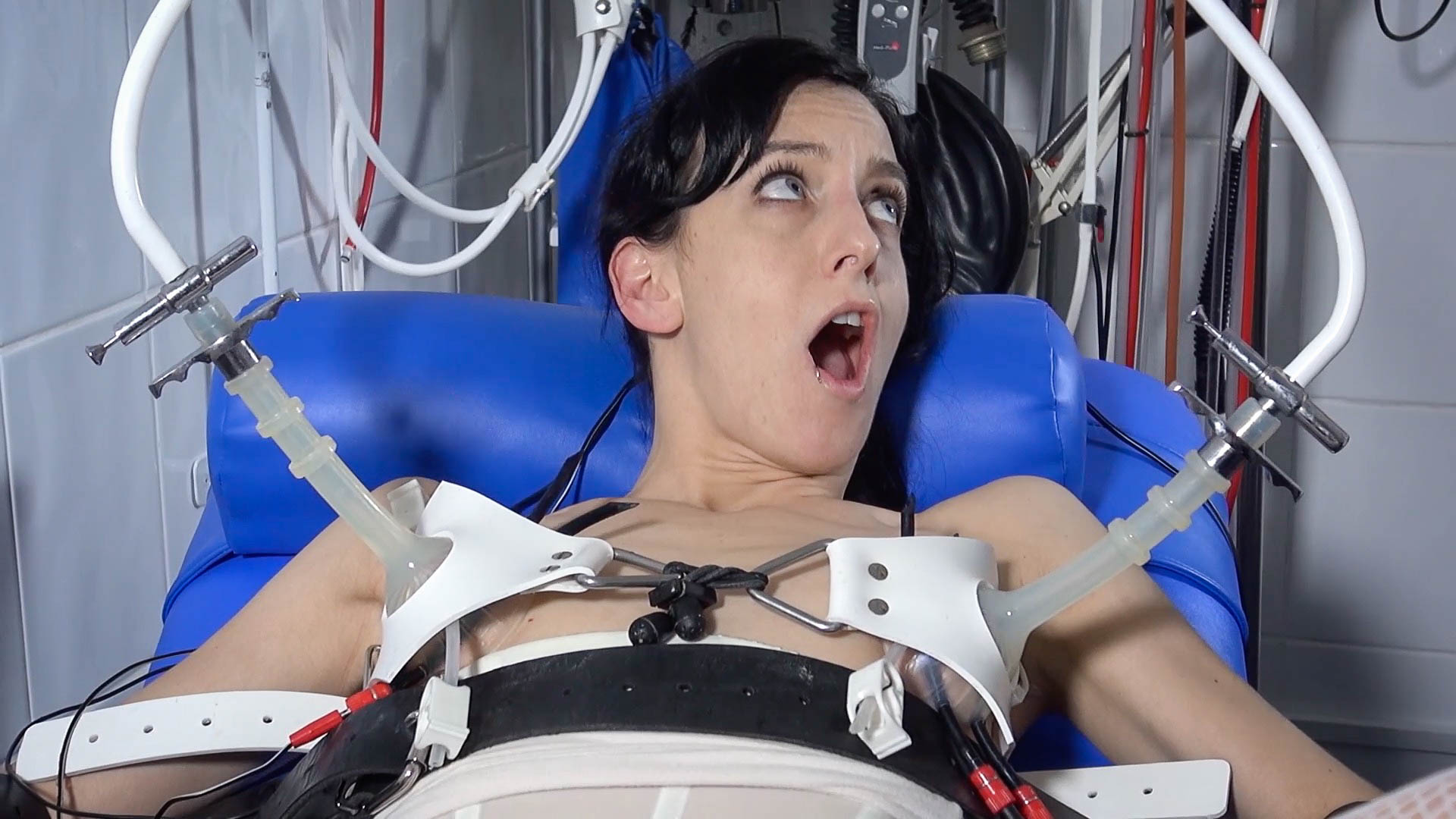 Photo number 2 from Suction, Staples, and Needles shot for Bondage Liberation on Kink.com. Featuring Mistress Miranda and Elise Graves in hardcore BDSM & Fetish porn.