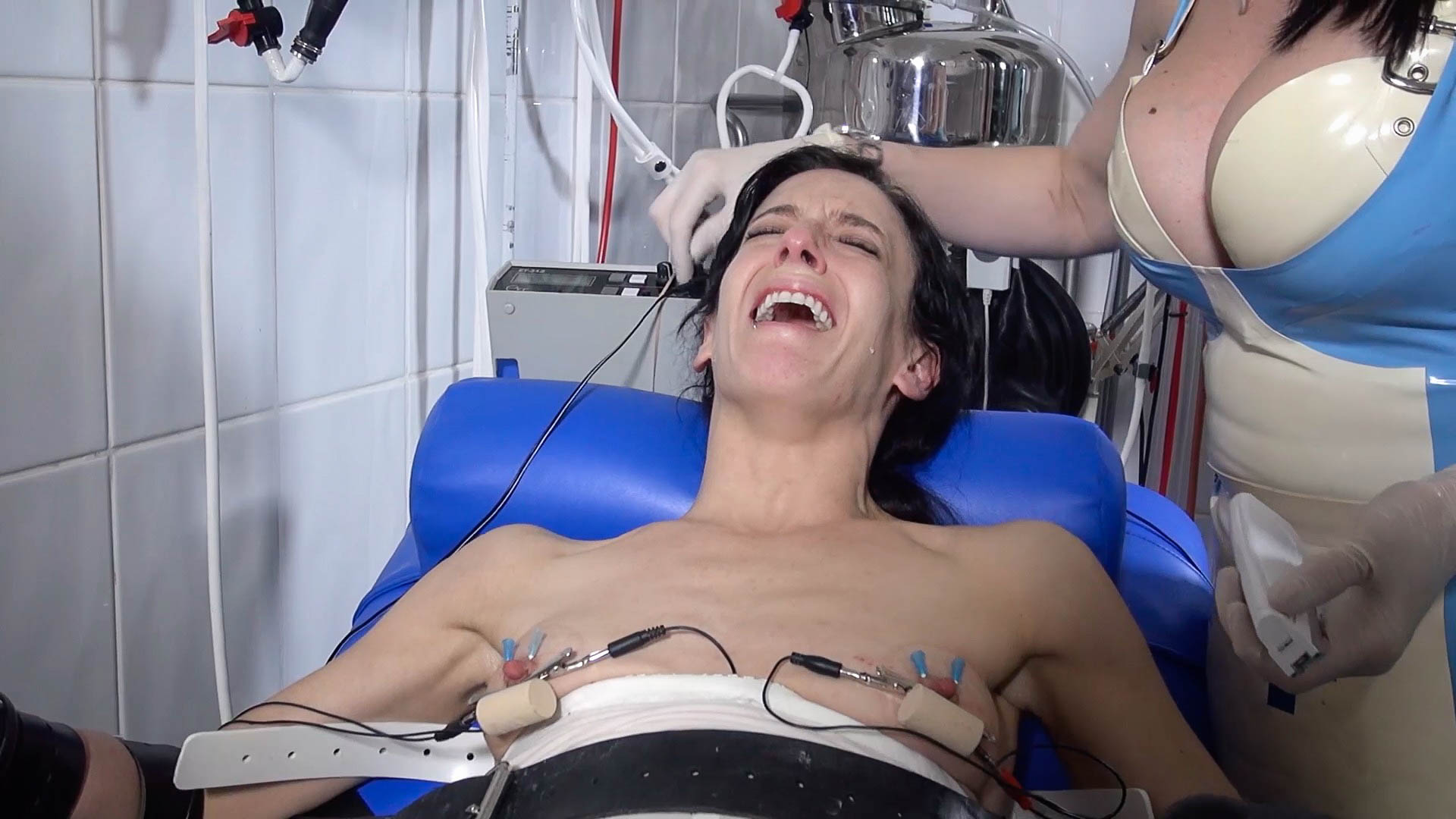 Photo number 37 from Suction, Staples, and Needles shot for Bondage Liberation on Kink.com. Featuring Mistress Miranda and Elise Graves in hardcore BDSM & Fetish porn.