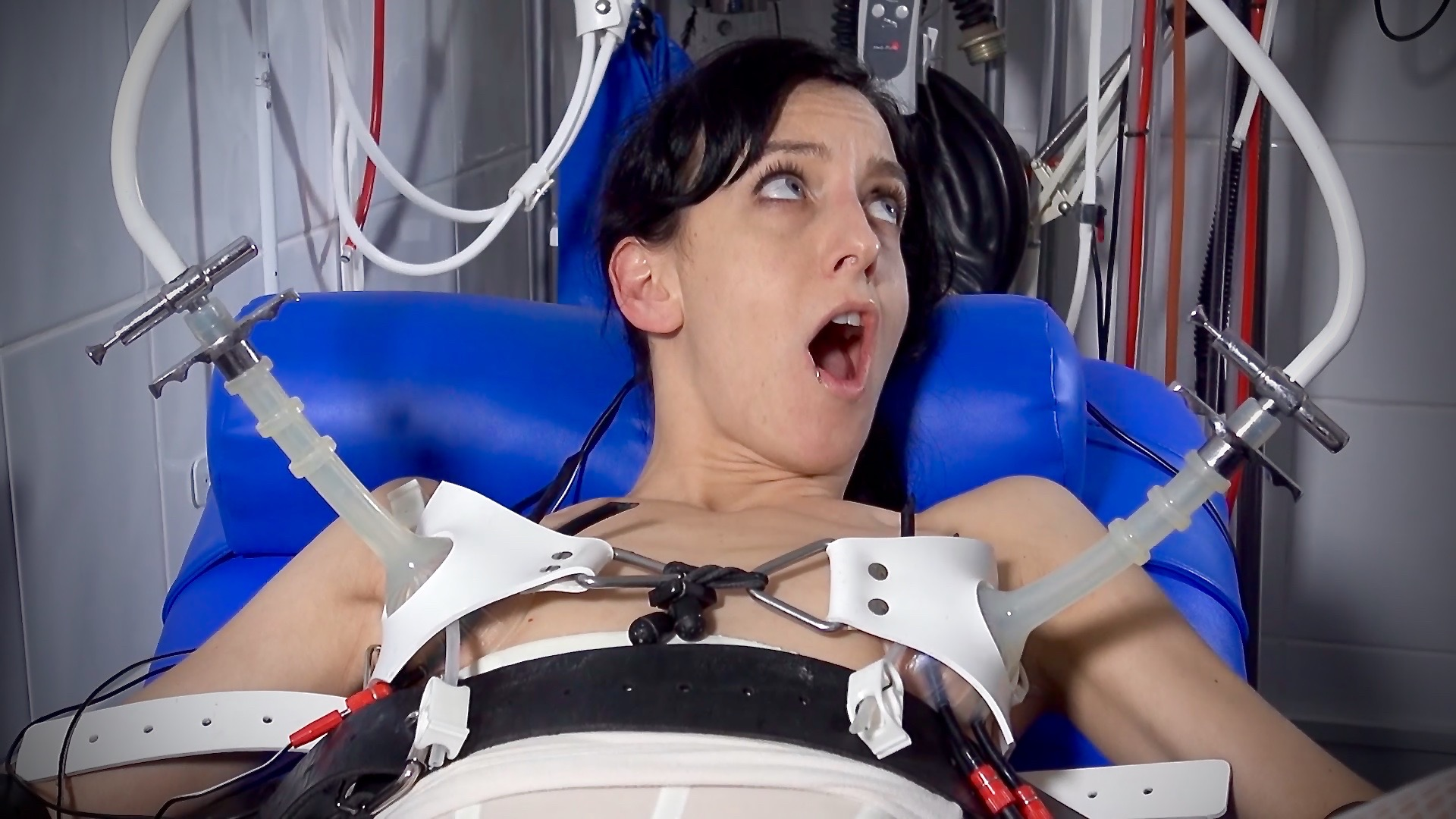 Photo number 41 from Suction, Staples, and Needles shot for Bondage Liberation on Kink.com. Featuring Mistress Miranda and Elise Graves in hardcore BDSM & Fetish porn.