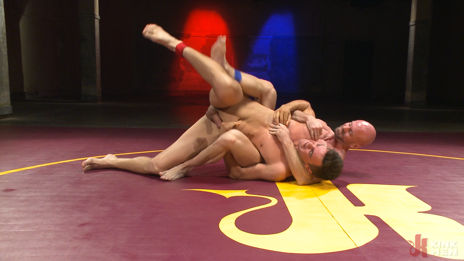 Photo number 23 from Naked Kombat: Mitch Vaughn vs BJ Adia (Beau Reed) shot for KinkMen Classics on Kink.com. Featuring Mitch Vaughn and Beau Reed in hardcore BDSM & Fetish porn.