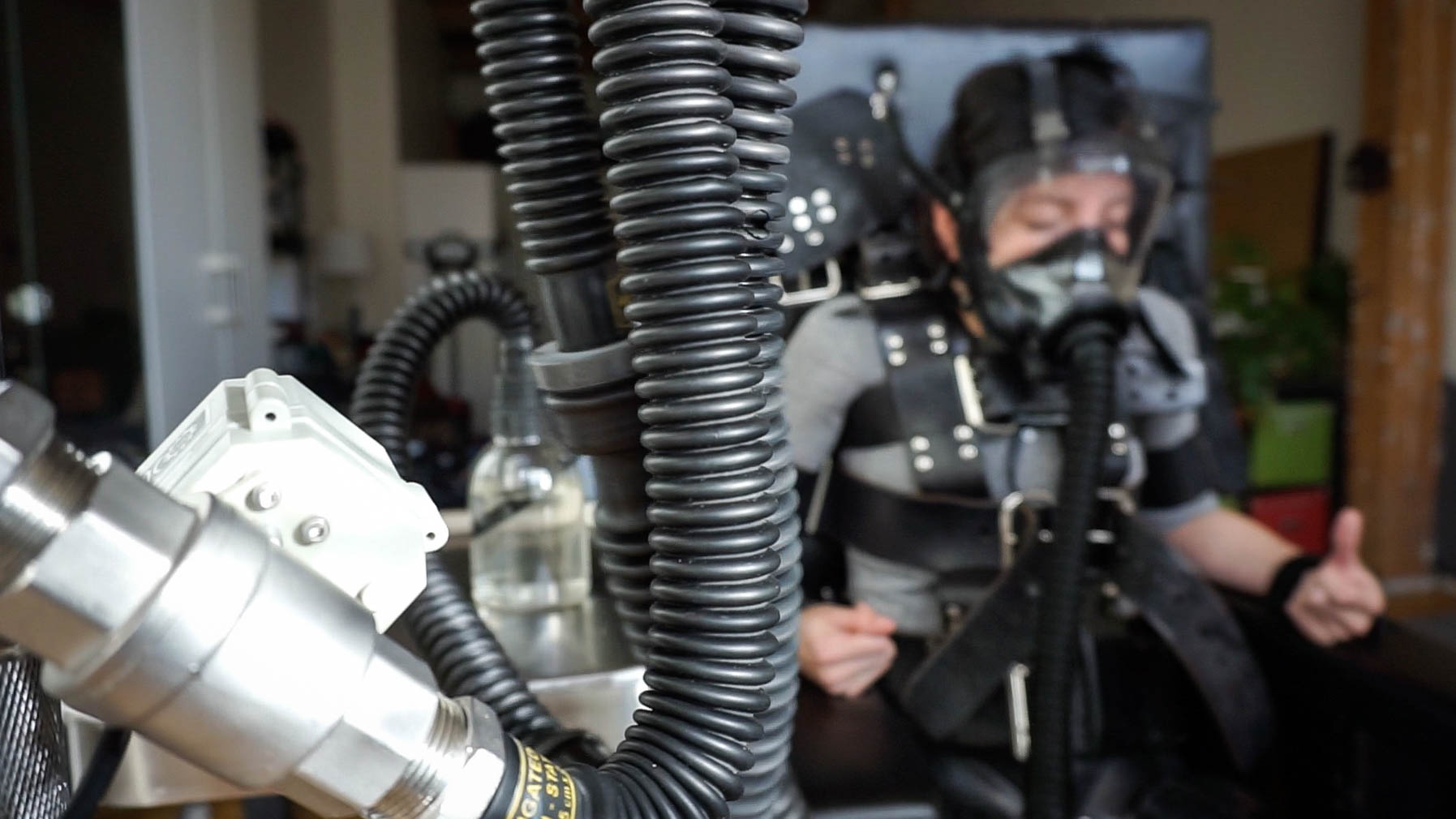 Photo number 9 from To Breathe or Not to Breathe: A Demo shot for Bondage Liberation on Kink.com. Featuring Elise Graves and Dart_Tech in hardcore BDSM & Fetish porn.