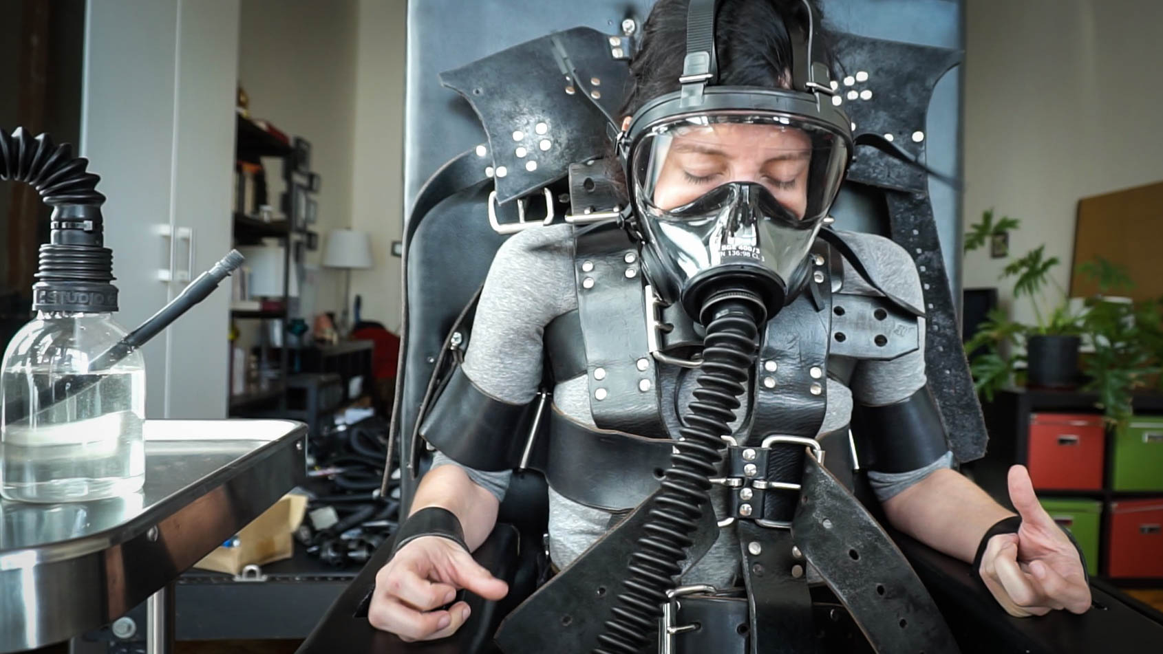 Photo number 10 from To Breathe or Not to Breathe: A Demo shot for Bondage Liberation on Kink.com. Featuring Elise Graves and Dart_Tech in hardcore BDSM & Fetish porn.