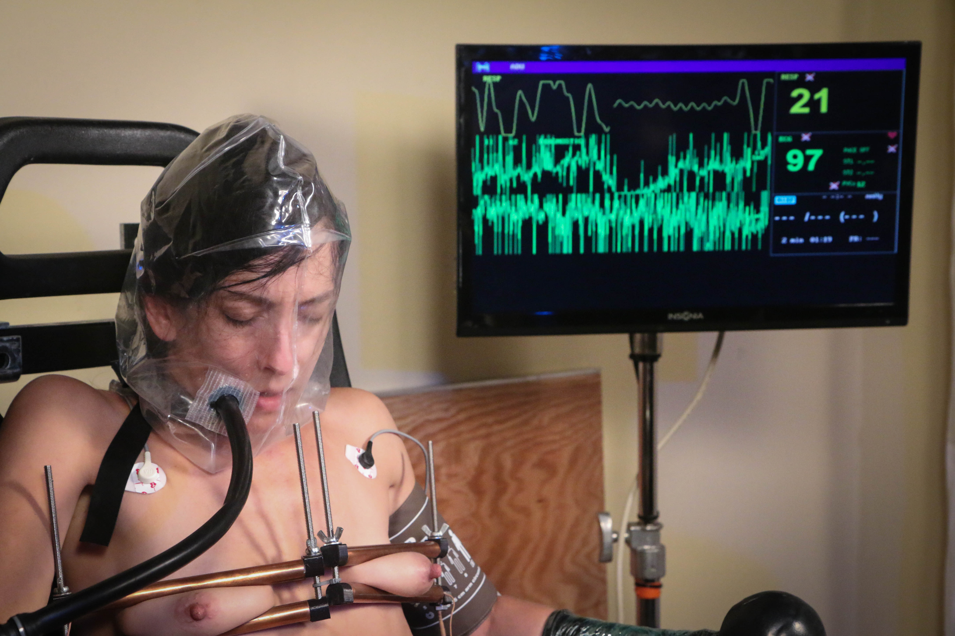 Photo number 28 from Highly Invasive Respiratory Therapy shot for Bondage Liberation on Kink.com. Featuring Dart_Tech and Elise Graves in hardcore BDSM & Fetish porn.