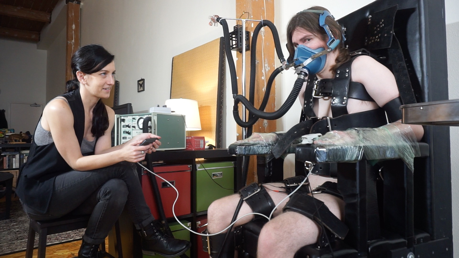 Photo number 4 from Save Your Breath shot for Bondage Liberation on Kink.com. Featuring Dart_Tech and Elise Graves in hardcore BDSM & Fetish porn.