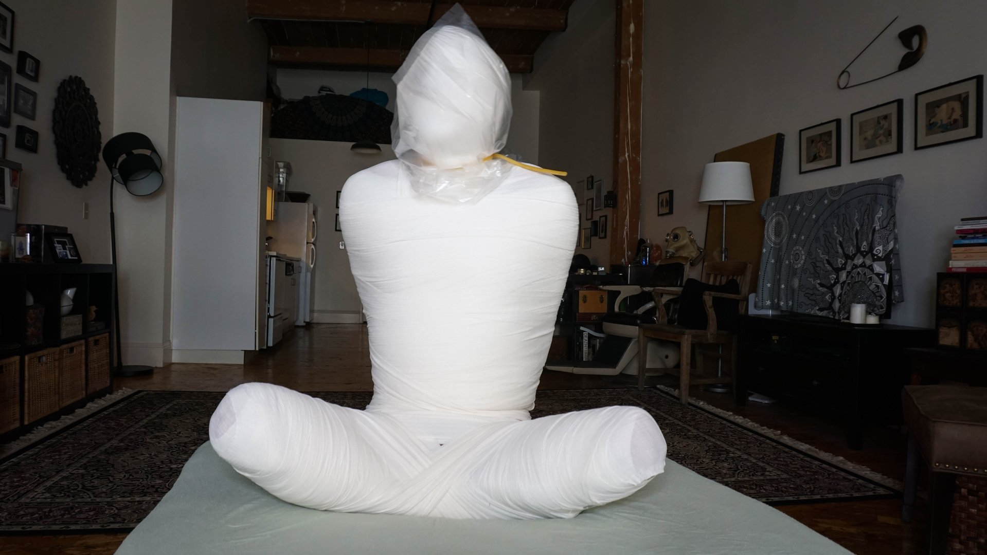 Photo number 18 from Kept Under Wraps: Part Two shot for Bondage Liberation on Kink.com. Featuring Kino Payne and Elise Graves in hardcore BDSM & Fetish porn.