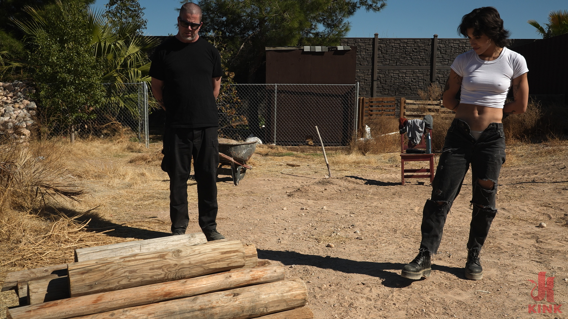 Photo number 2 from School of Submission, Day Three: Brooklyn Gray shot for Kink Features on Kink.com. Featuring Brooklyn Gray and The Pope in hardcore BDSM & Fetish porn.