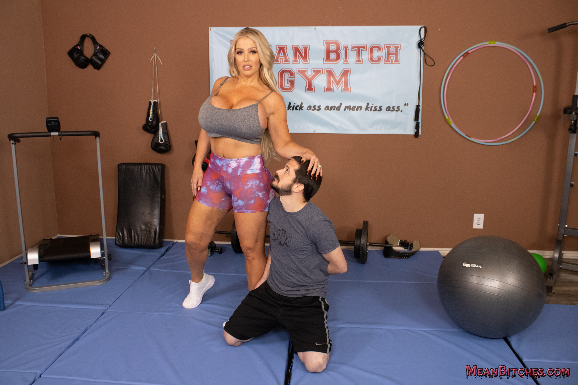 Photo number 9 from Bully In the Gym - Alura Jenson shot for Mean Bitch on Kink.com. Featuring Alura Jenson and Slave Fluffy in hardcore BDSM & Fetish porn.