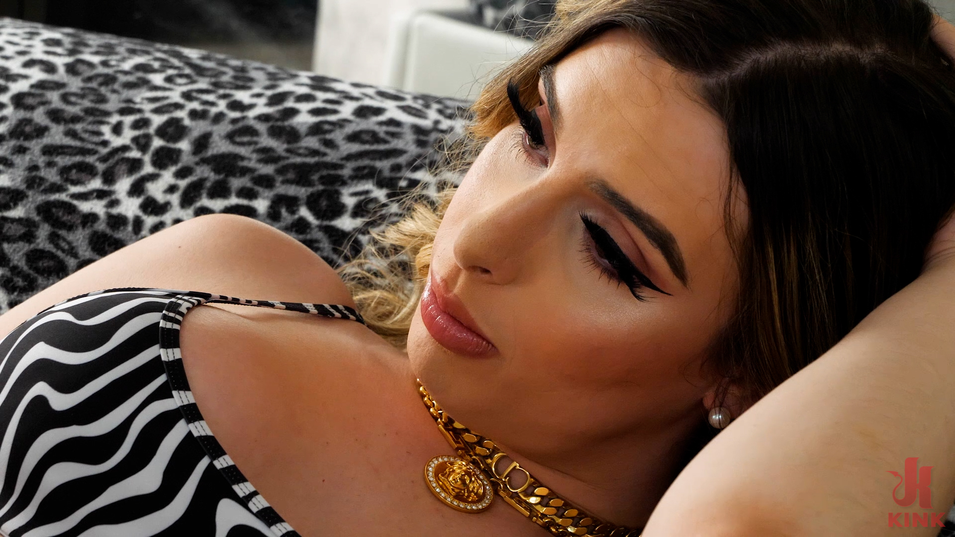 Photo number 11 from Glamour Girl Ivory Mayhem Feminization of the Strong Man shot for Kink Trans on Kink.com. Featuring Davin Strong and Ivory Mayhem in hardcore BDSM & Fetish porn.