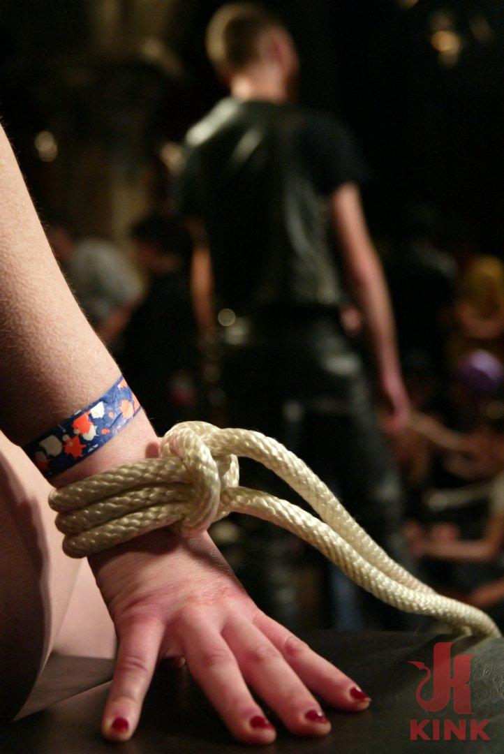 Photo number 14 from The Two Knotty Boys Share some Rope Bondage Basics shot for Kink University on Kink.com. Featuring Madison Young in hardcore BDSM & Fetish porn.