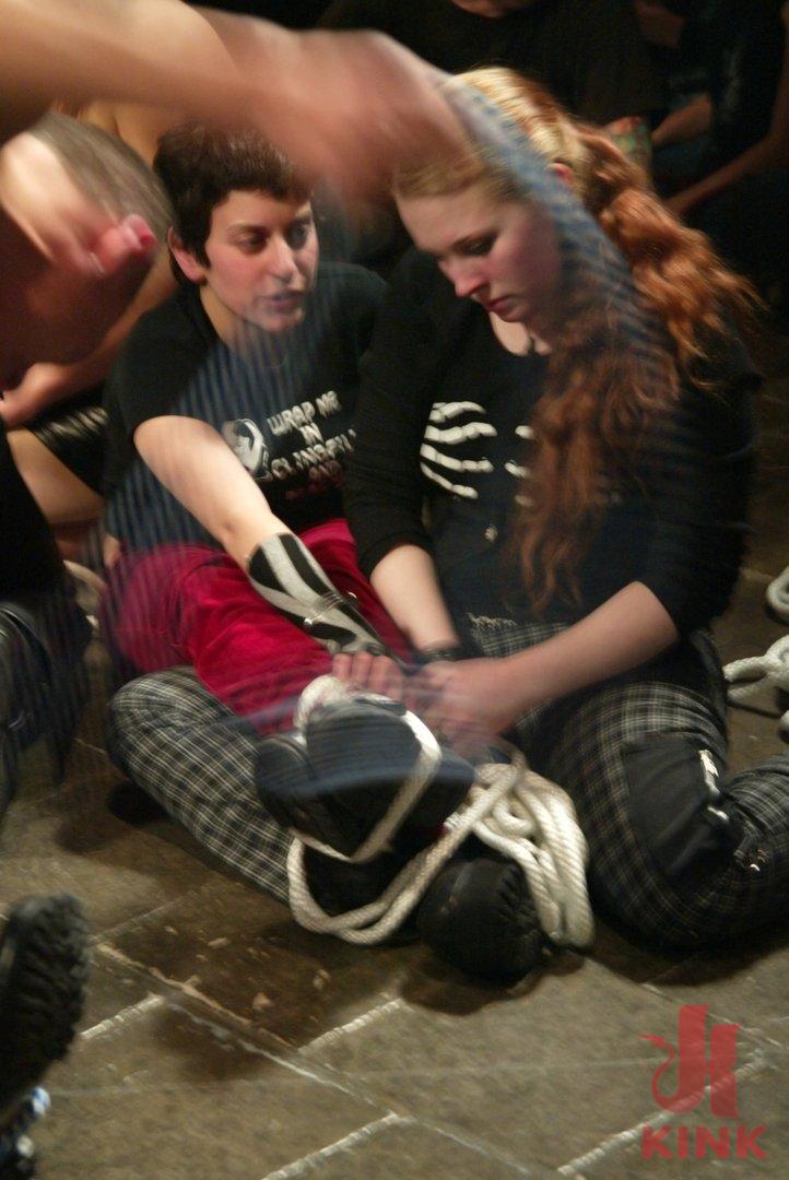 Photo number 26 from The Two Knotty Boys Share some Rope Bondage Basics shot for Kink University on Kink.com. Featuring Madison Young in hardcore BDSM & Fetish porn.