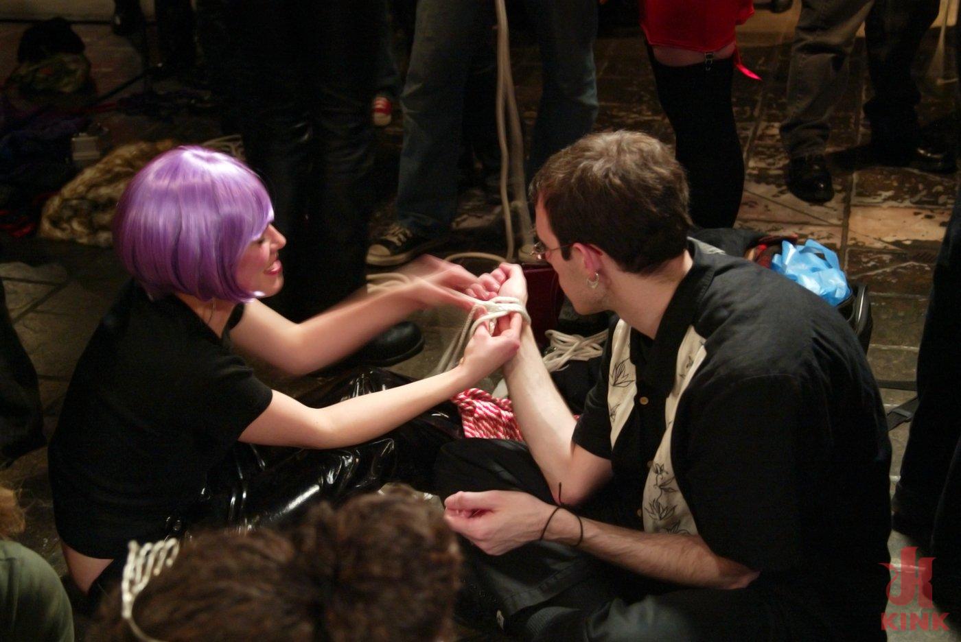 Photo number 9 from The Two Knotty Boys Share some Rope Bondage Basics shot for Kink University on Kink.com. Featuring Madison Young in hardcore BDSM & Fetish porn.