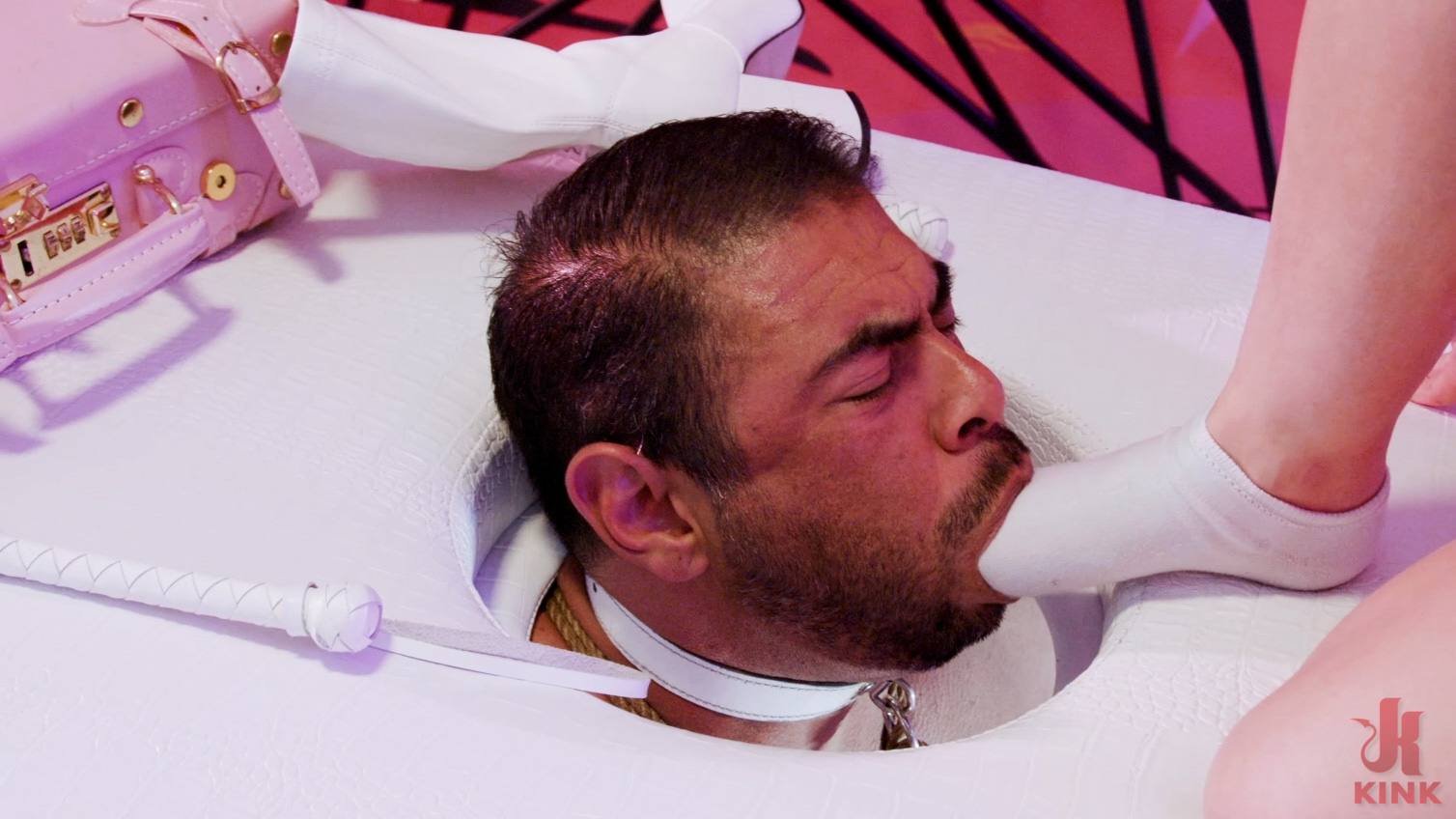 Photo number 4 from Disgusting Pig: Jane Wilde and Draven Navarro shot for Kink Test Shoots on Kink.com. Featuring Jane Wilde and Draven Navarro in hardcore BDSM & Fetish porn.