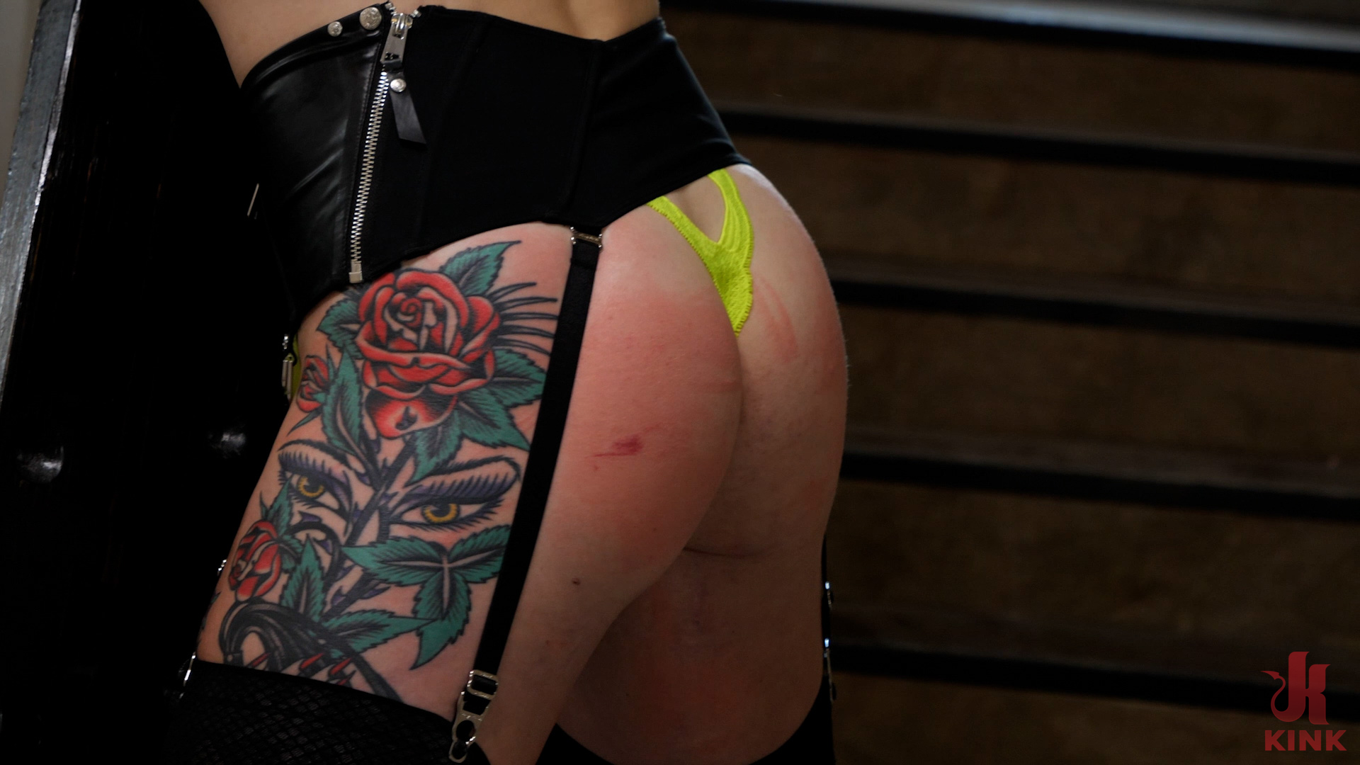 Photo number 8 from King Noire Breaks Janie Blade shot for Kink Trans on Kink.com. Featuring King Noire and Janie Blade in hardcore BDSM & Fetish porn.