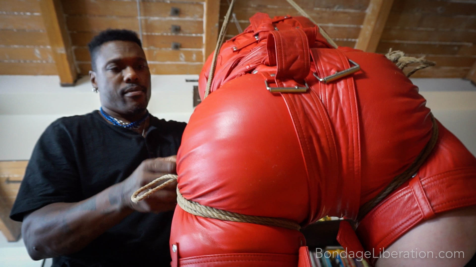 Photo number -12 from Captive Audience shot for Bondage Liberation on Kink.com. Featuring Elise Graves and Jack Hammer in hardcore BDSM & Fetish porn.