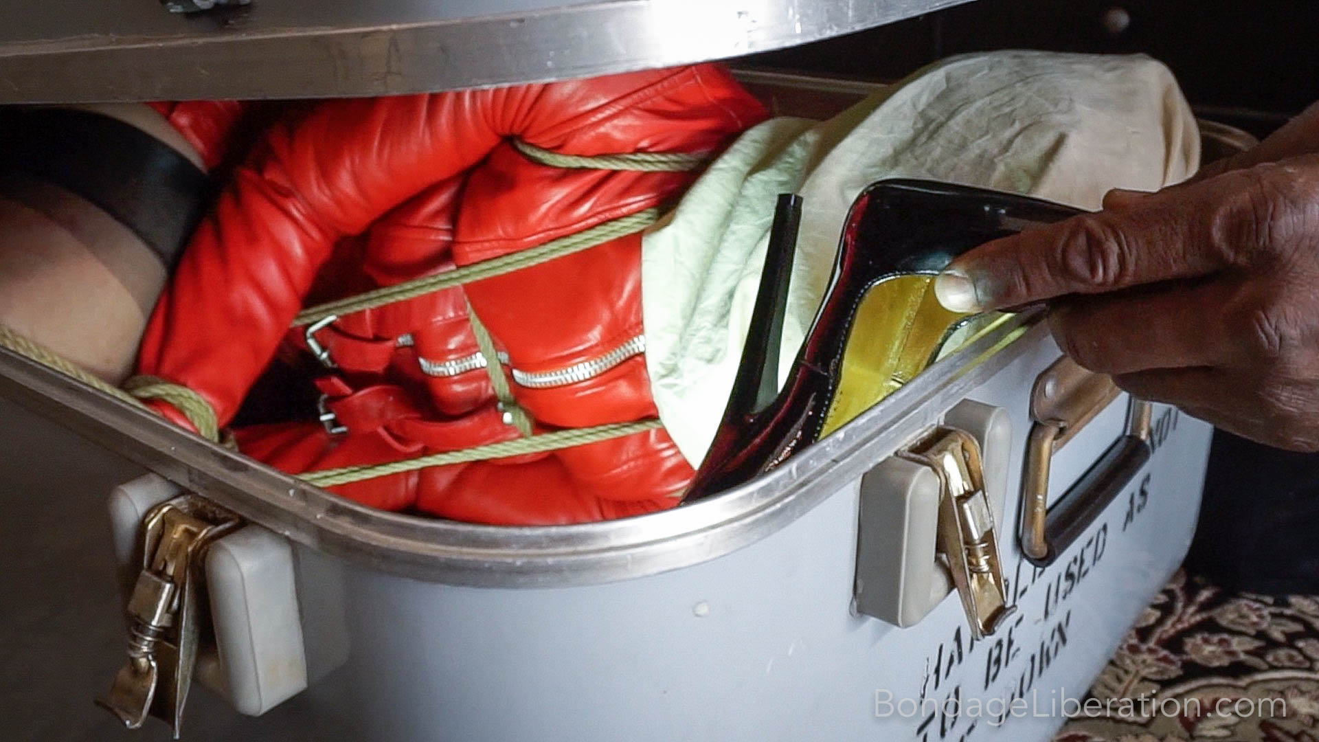 Photo number 1 from Captive Audience shot for Bondage Liberation on Kink.com. Featuring Elise Graves and Jack Hammer in hardcore BDSM & Fetish porn.