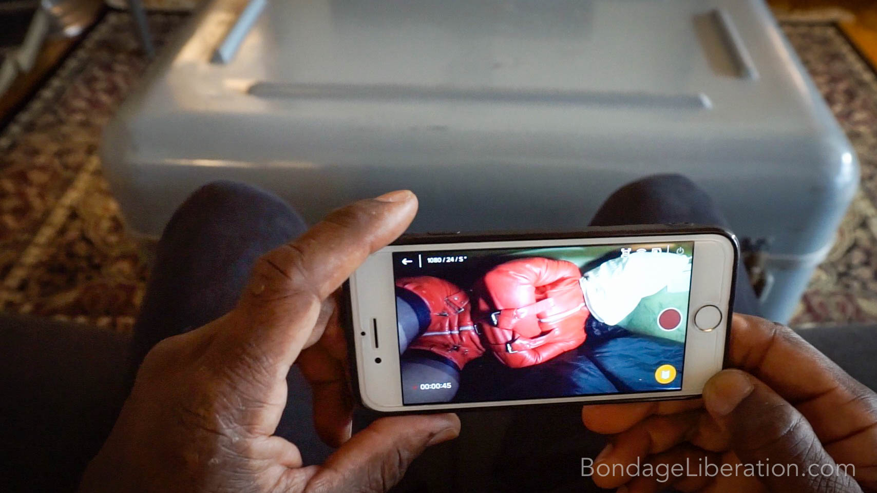 Photo number 1 from Captive Audience shot for Bondage Liberation on Kink.com. Featuring Elise Graves and Jack Hammer in hardcore BDSM & Fetish porn.