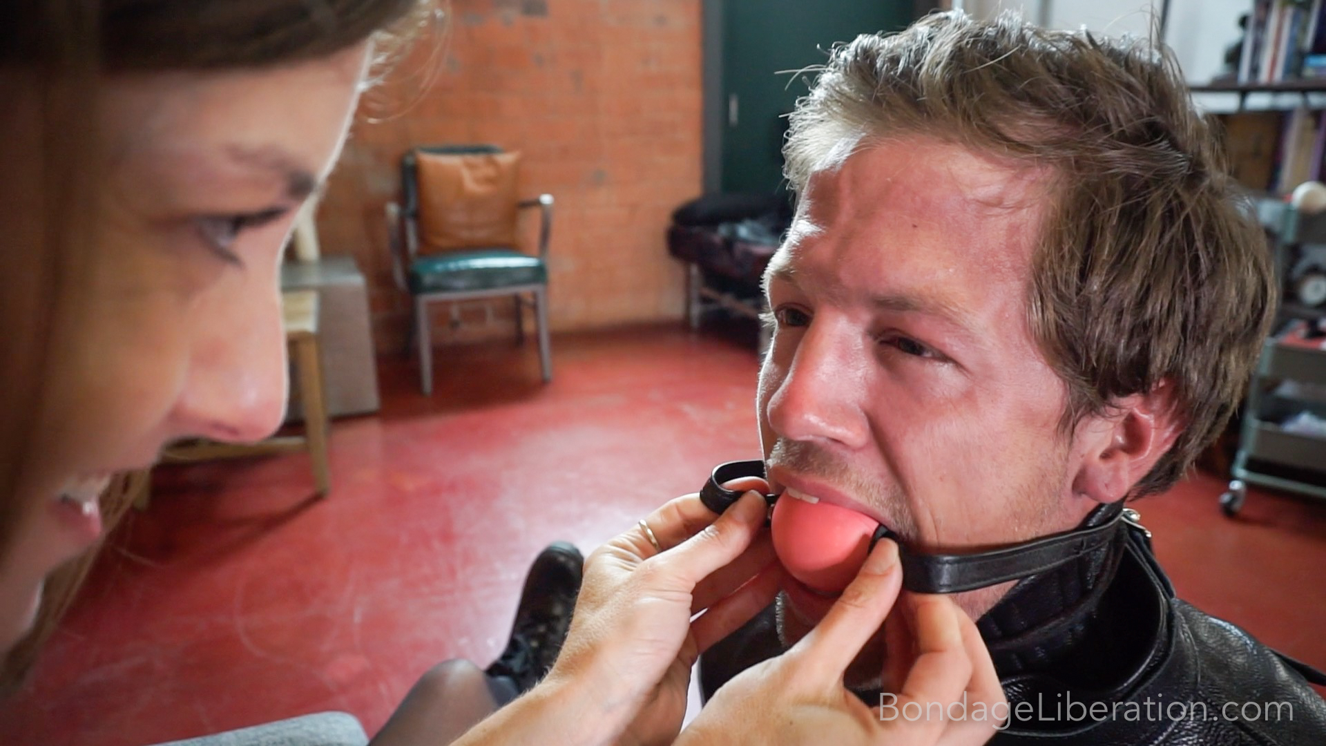 Photo number 1 from My Leather Fucktoy shot for Bondage Liberation on Kink.com. Featuring Elise Graves and Heavybondage4life in hardcore BDSM & Fetish porn.