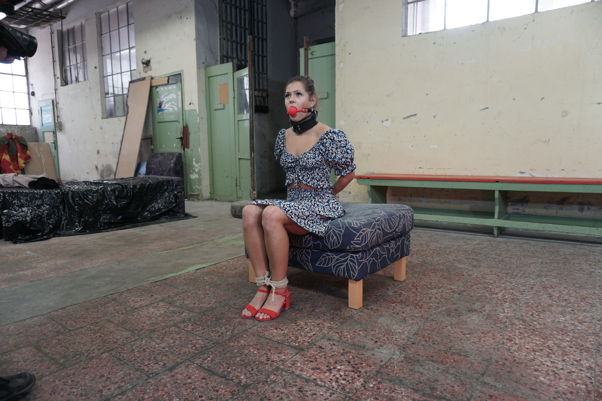 Photo number 1 from Ball gagged and nipple clamps shot for Submissed on Kink.com. Featuring Serenya Gomez and Alex in hardcore BDSM & Fetish porn.