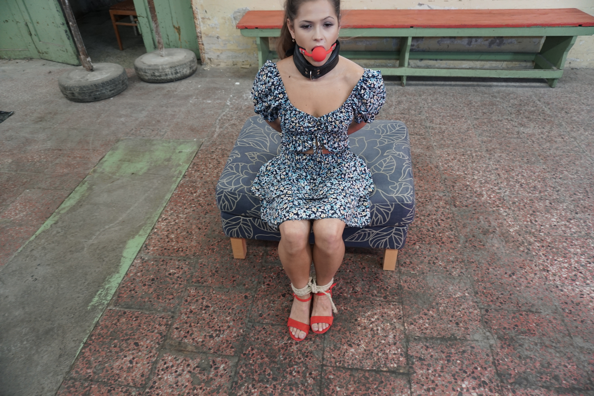 Photo number 1 from Ball gagged and nipple clamps shot for Submissed on Kink.com. Featuring Serenya Gomez and Alex in hardcore BDSM & Fetish porn.