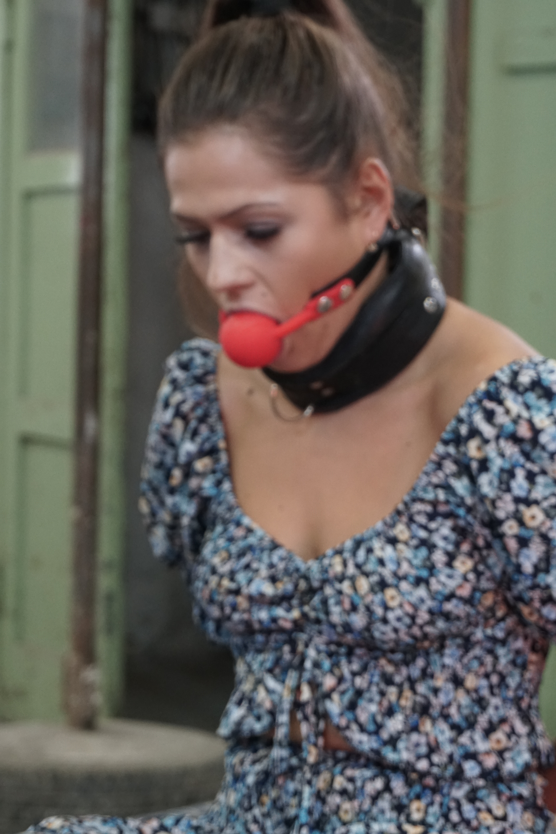 Photo number 1 from Ball gagged and nipple clamps shot for Submissed on Kink.com. Featuring Serenya Gomez and Alex in hardcore BDSM & Fetish porn.