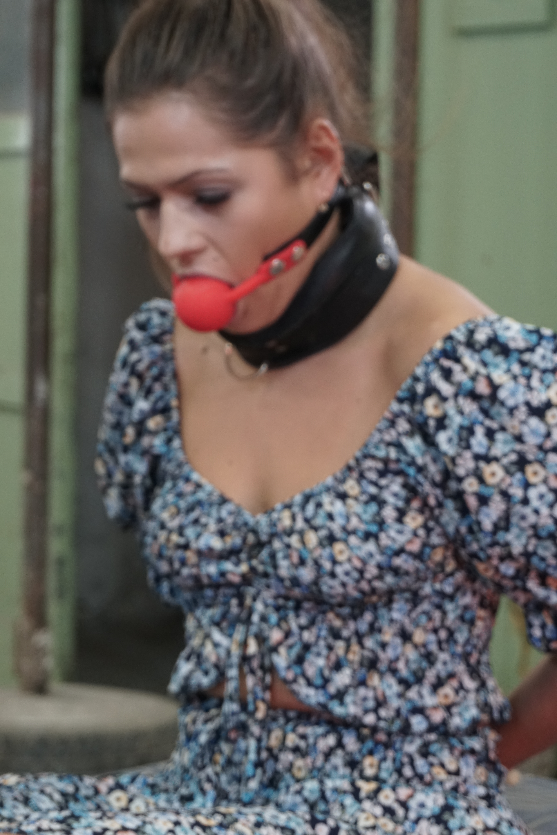 Photo number 1 from Ball gagged and nipple clamps shot for Submissed on Kink.com. Featuring Serenya Gomez and Alex in hardcore BDSM & Fetish porn.