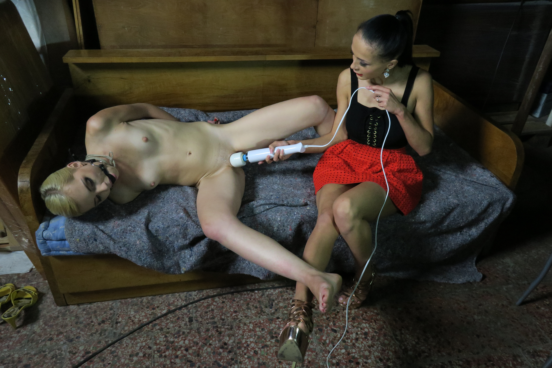 Photo number 3993 from Whipping lesbians shot for Submissed on Kink.com. Featuring Tyna Gold and Nicole Love in hardcore BDSM & Fetish porn.